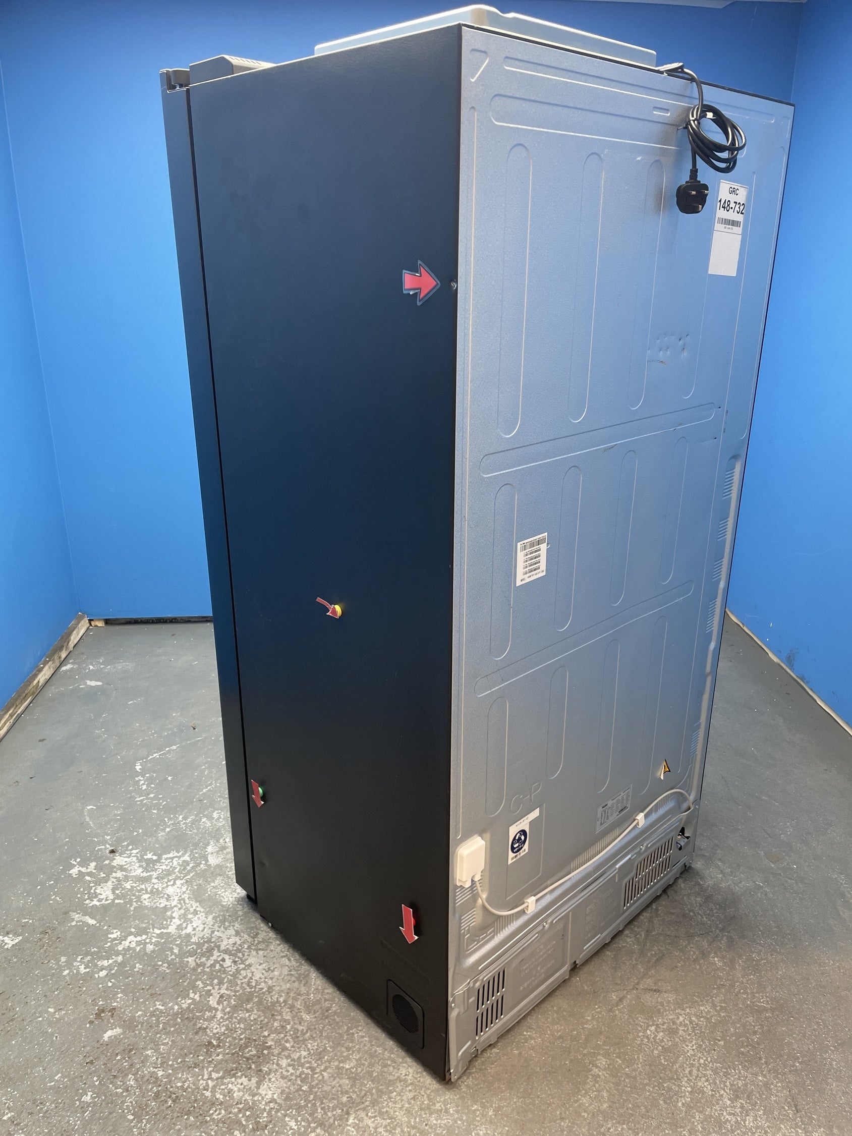 Haier HSW79F18DIPT 601L No Frost American Fridge Freezer