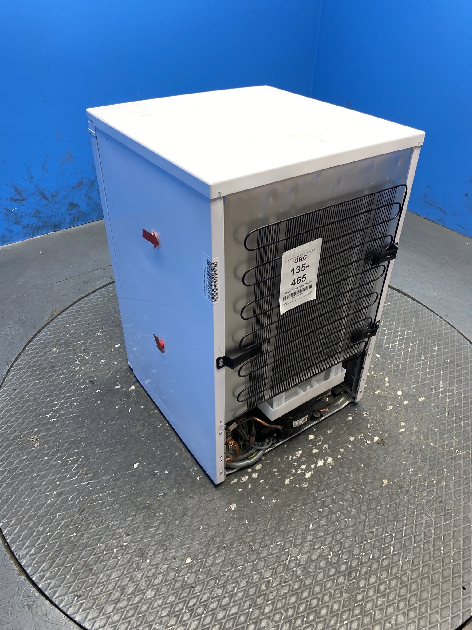 Sharp SJ-UE121M4W 122 Litre Undercounter Fridge