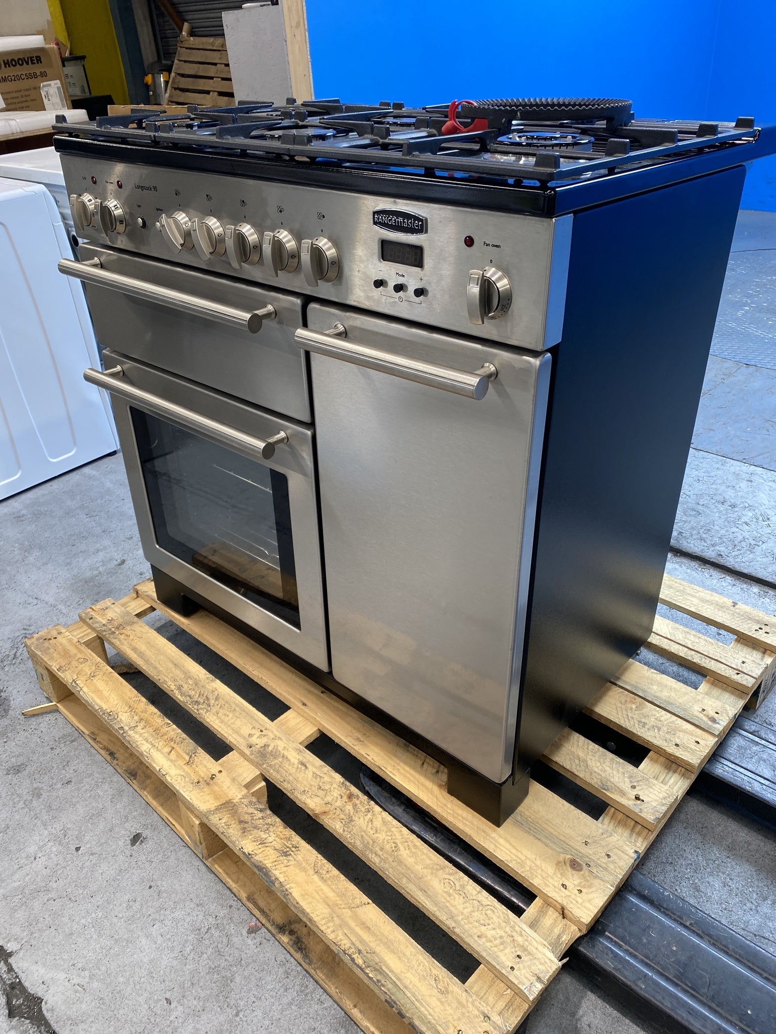 Rangemaster KCH90DFFSS/C Kitchener 90 Dual Fuel Range Cooker