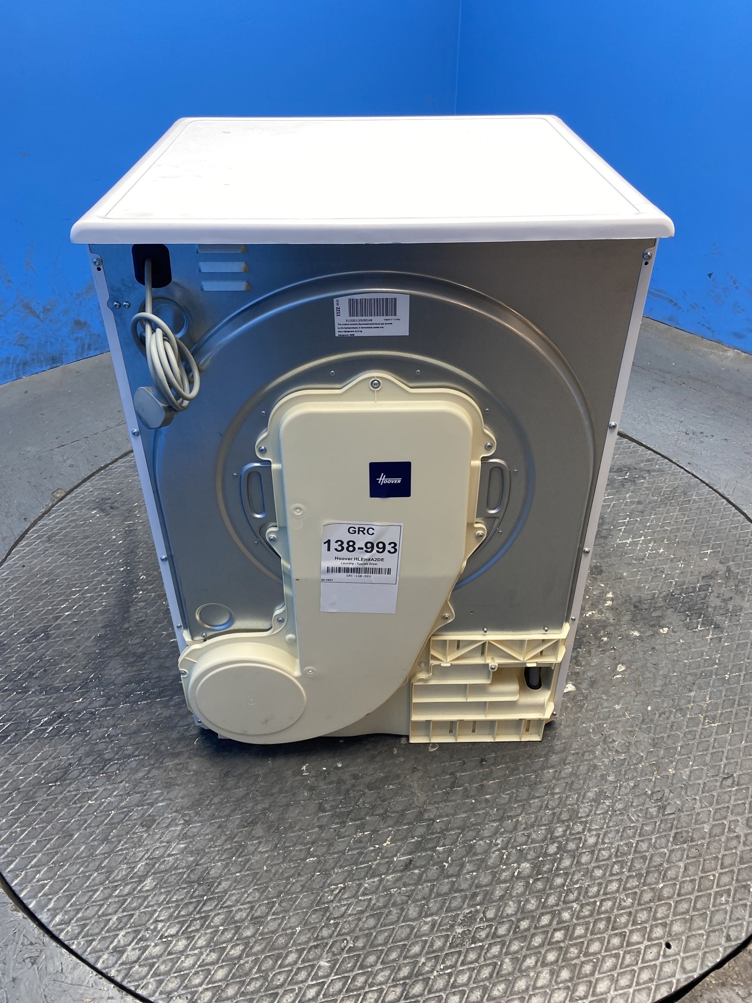 Hoover HLEH8A2DE 8kg Heat Pump Tumble Dryer