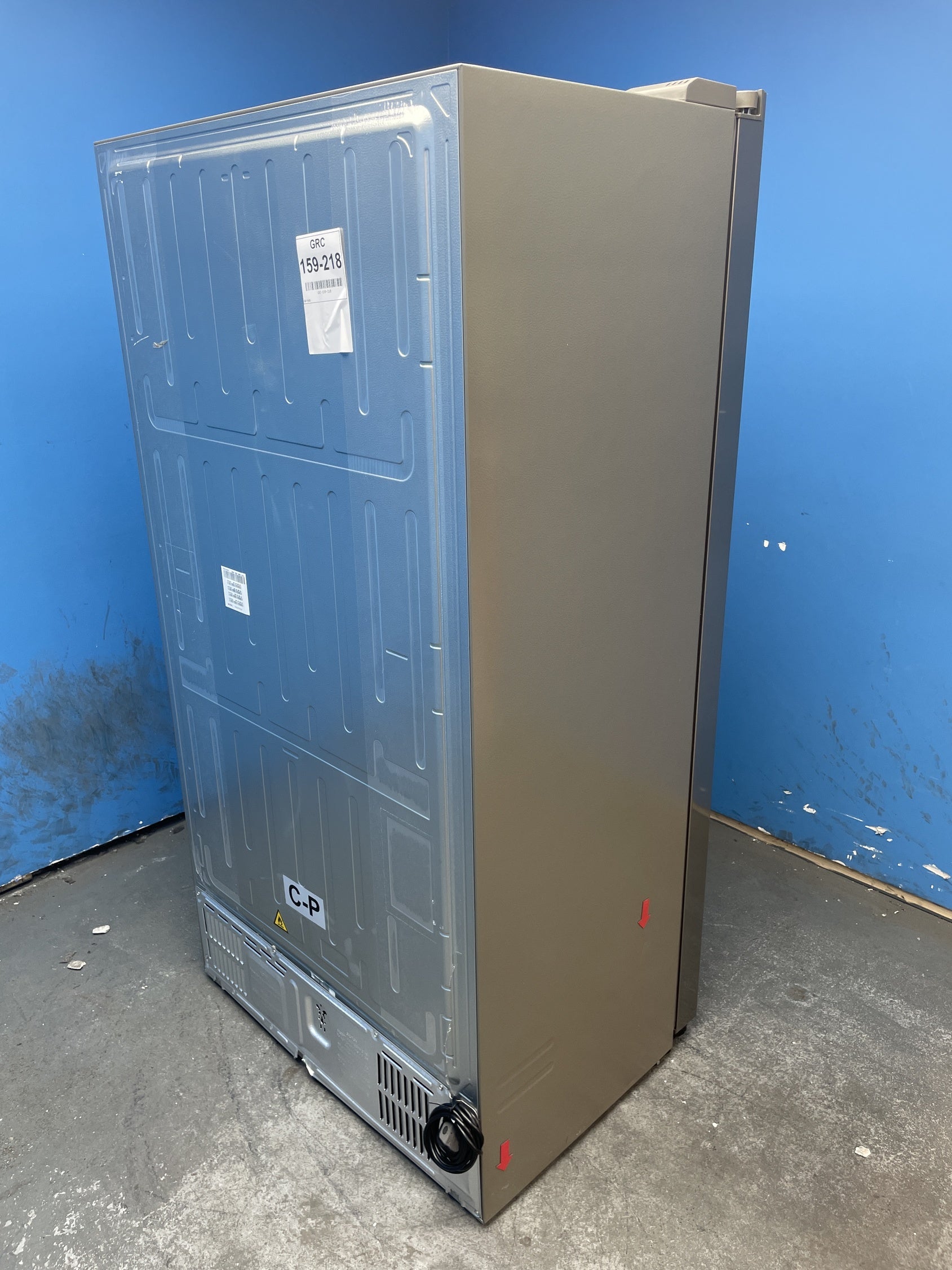 #GRC-159-218 - Hoover H-FRIDGE 700 MAXI HONSQ2T918EXK American Fridge Freezer