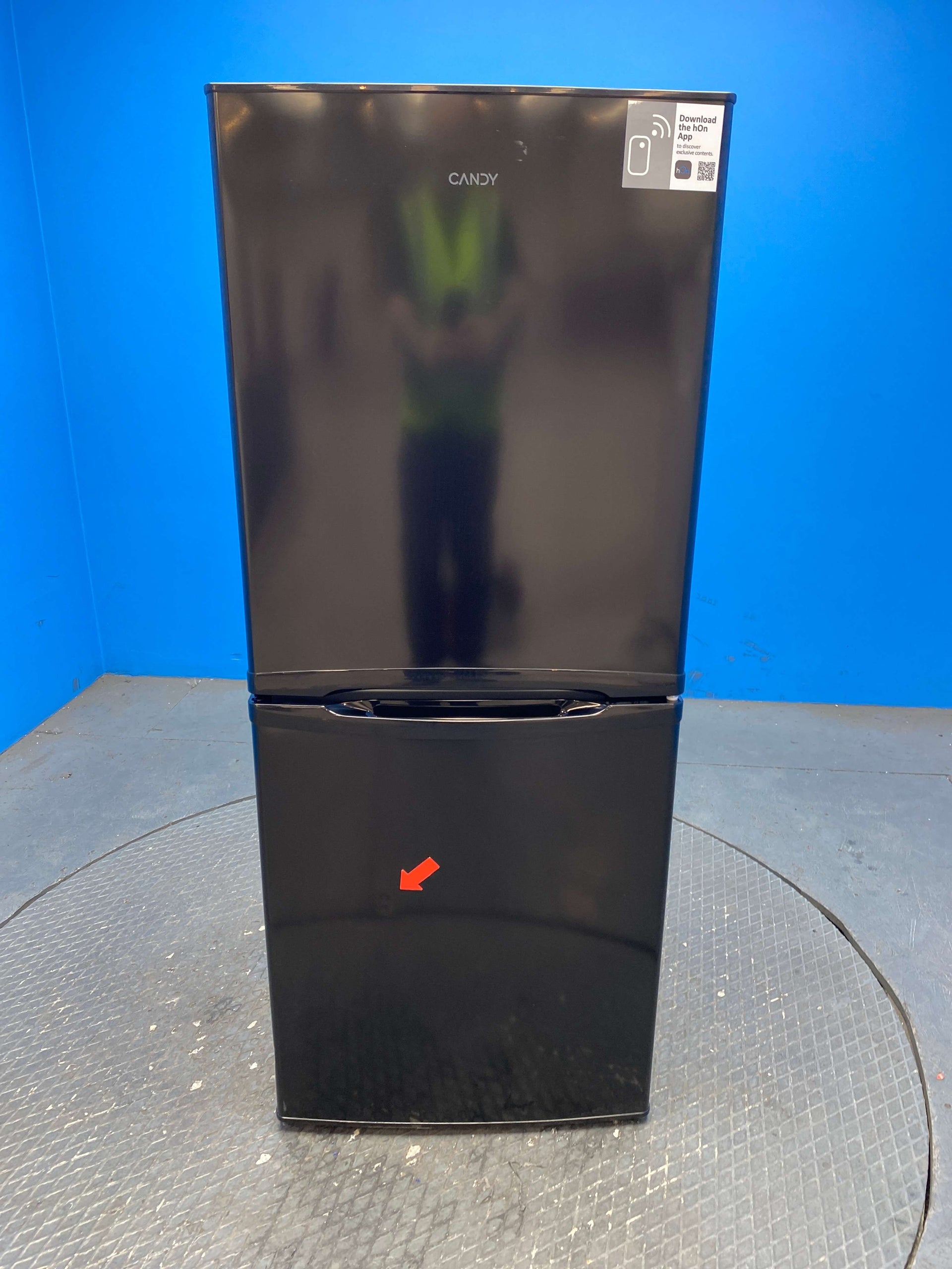 Candy CCH1S513EBK 185 Litre Combi Fridge Freezer
