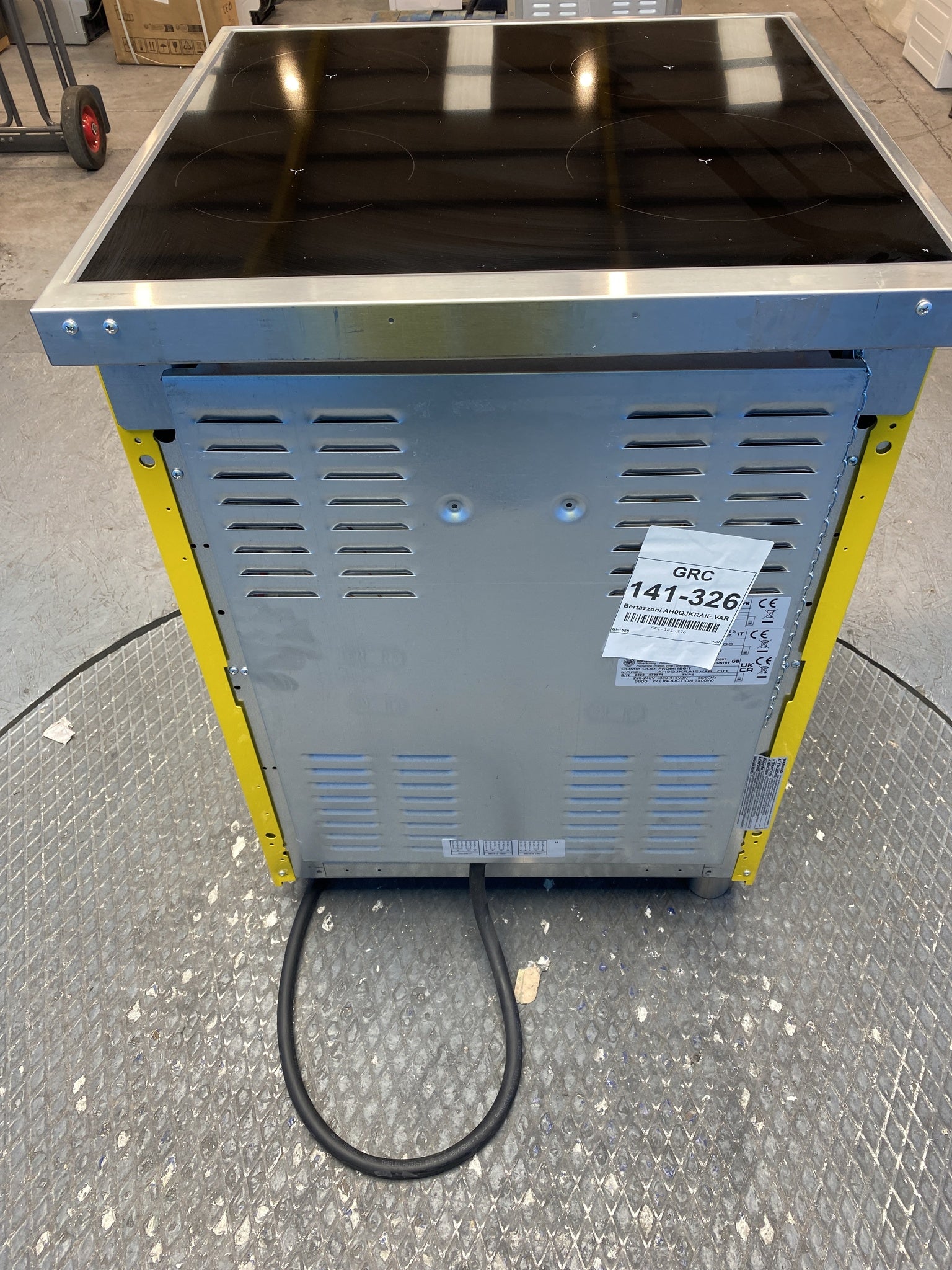 Bertazzoni 60cm Induction Range Cooker - Yellow