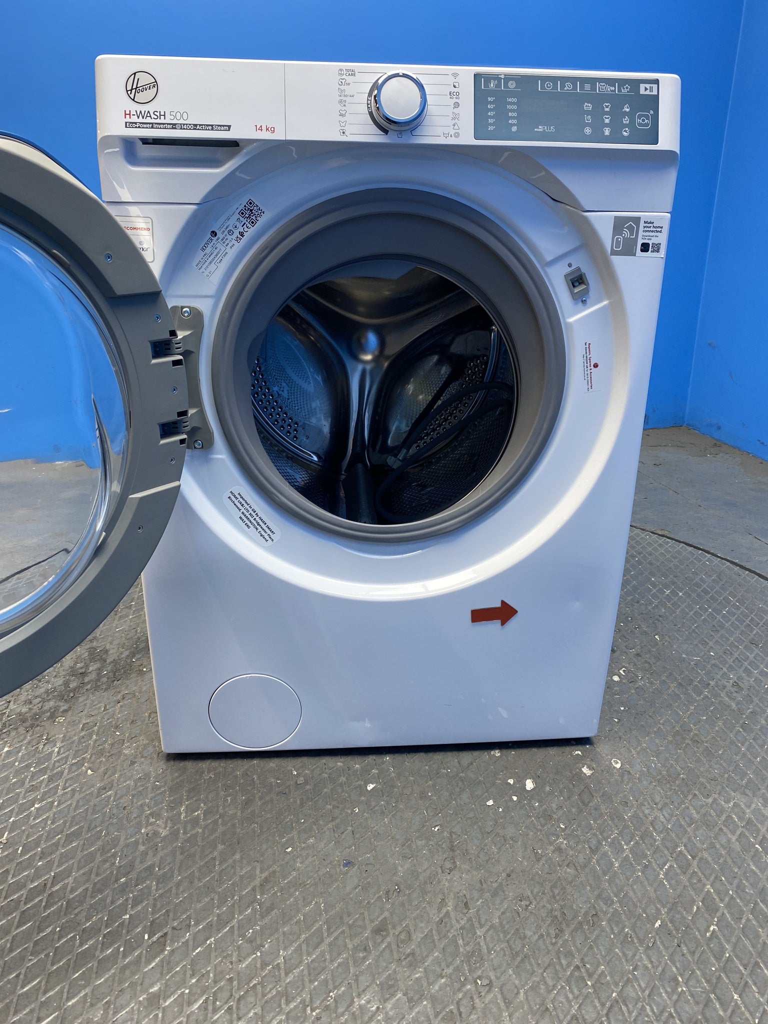 Hoover HWB414AMC 14kg 1400 Spin Washing Machine