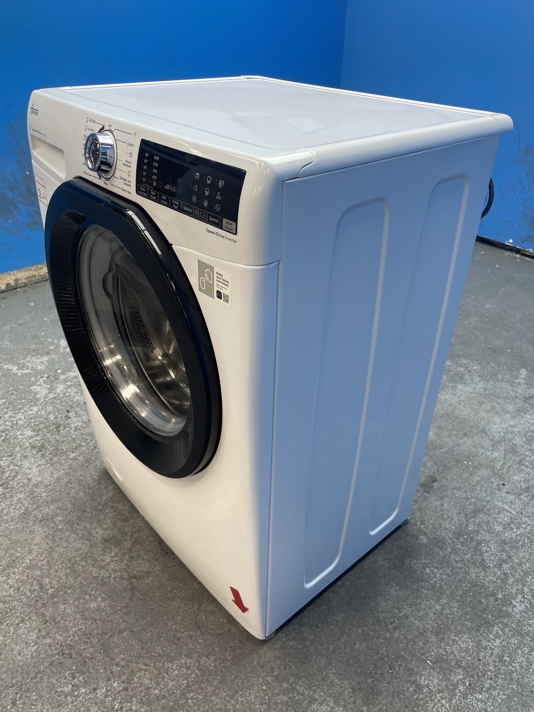 #GRC-159-998 - Hoover H-WASH 350 H3WPS686TAMB6-80 8kg 1600rpm Washing Machine