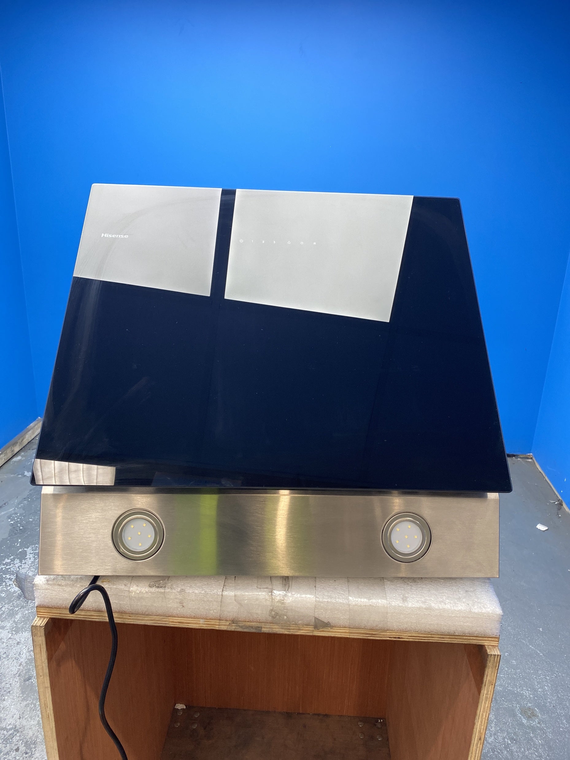 #GRC-157-447 - Hisense CH6IN14BXBUK 60cm Angled Chimney Cooker Hood Extractor