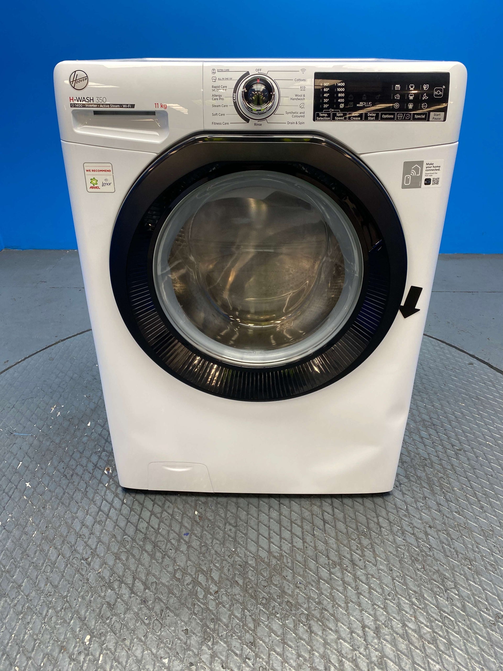 Hoover H3WPS4116TAMB5 11kg 1400 Spin Washing Machine