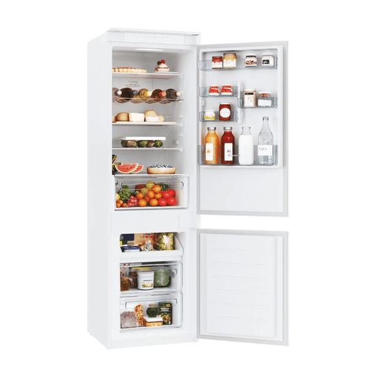 Candy CBT3518EWK Integrated 248 Litre Combi Fridge Freezer