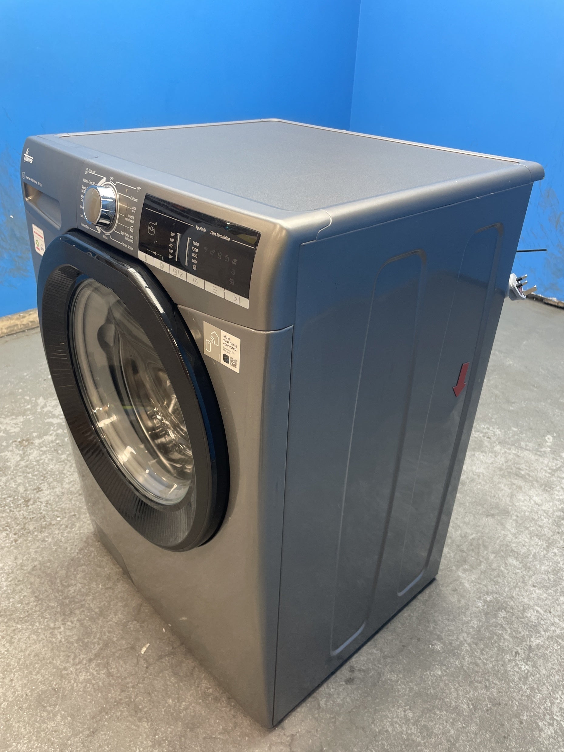 #GRC-160-152 - Hoover H-WASH 300 H3WO4105TARR4-80 10kg 1400 Spin Washing Machine