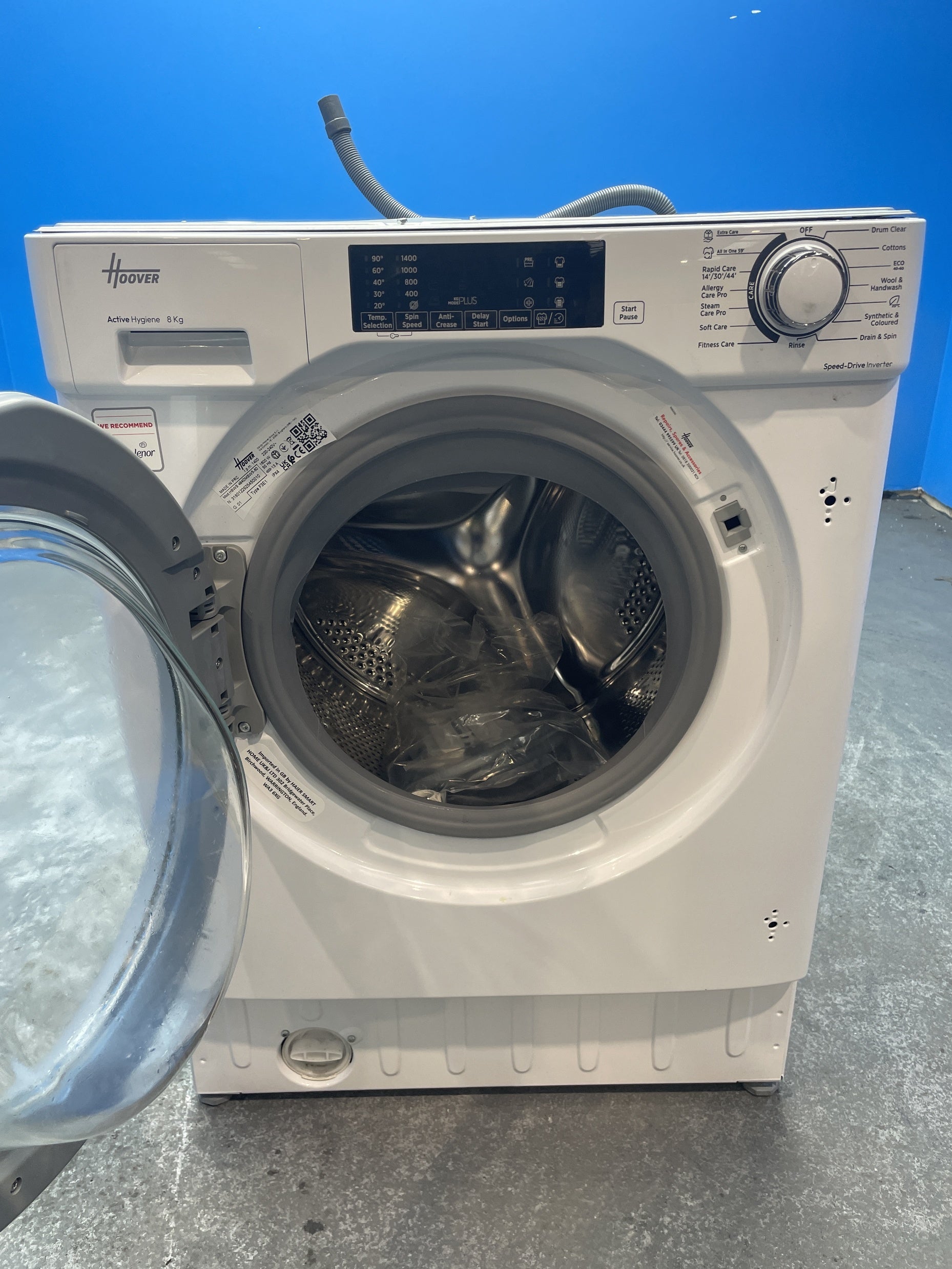 #GRC-155-819 - Hoover HBWS 484DMSW5-80 8kg 1400rpm Integrated Washing Machine