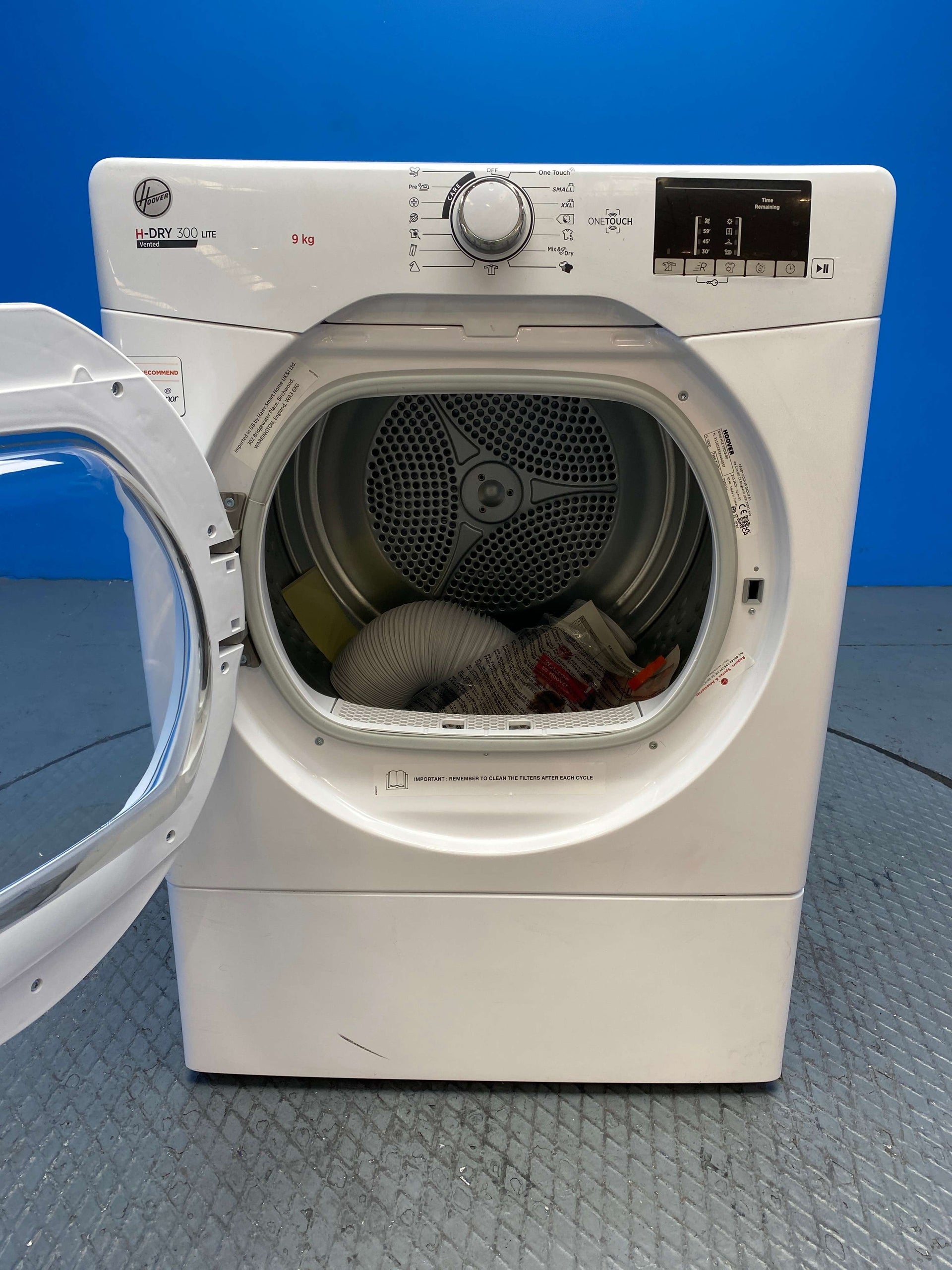 Hoover HLEV9DG 9kg Vented Tumble Dryer