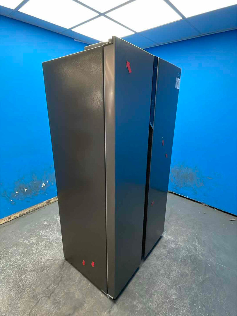 #GRC-160-721 - Hoover HHSBSO-6174XK 532 Litre American Style Fridge Freezer
