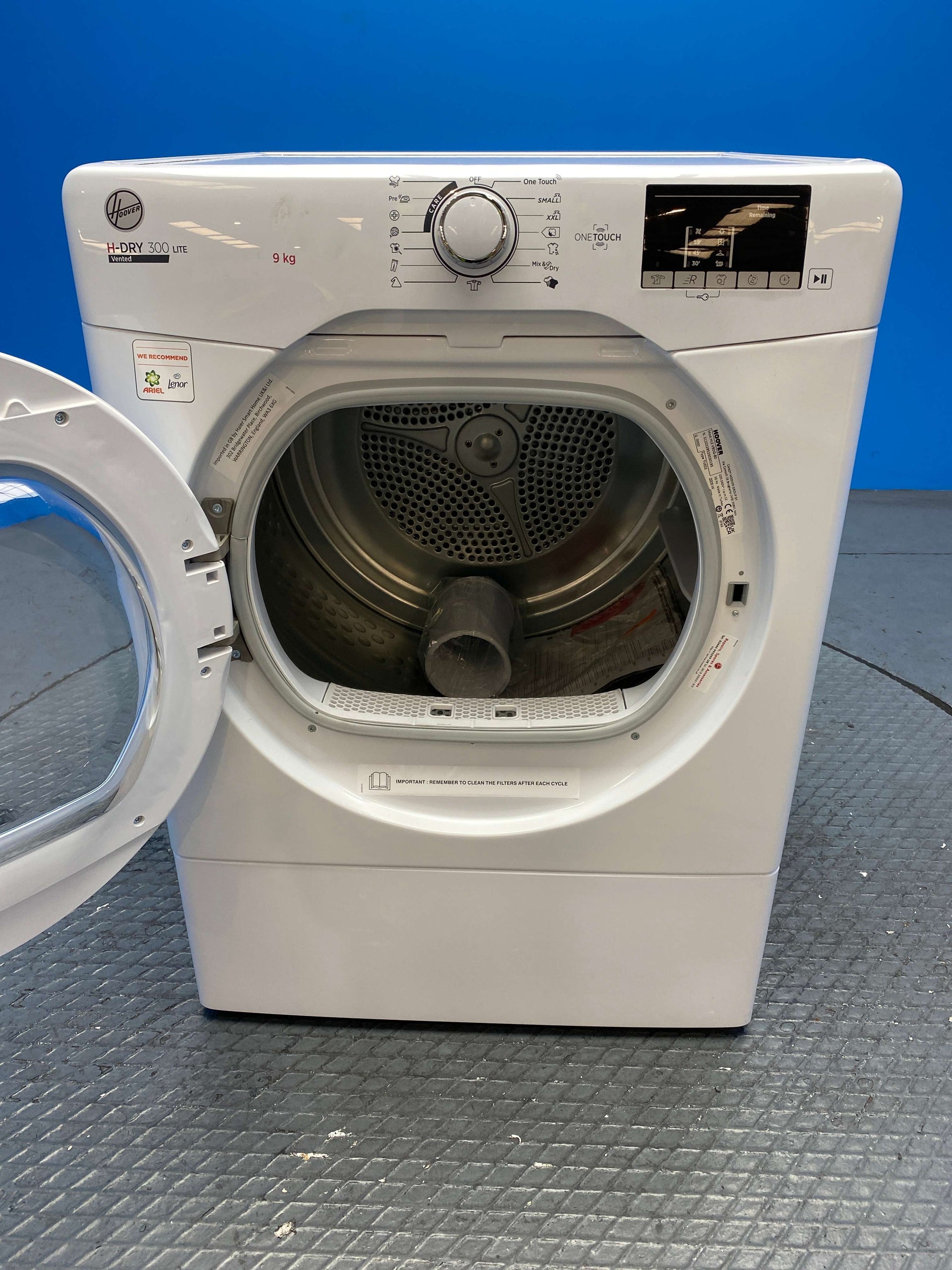 Hoover HLEV9DG 9kg Vented Tumble Dryer