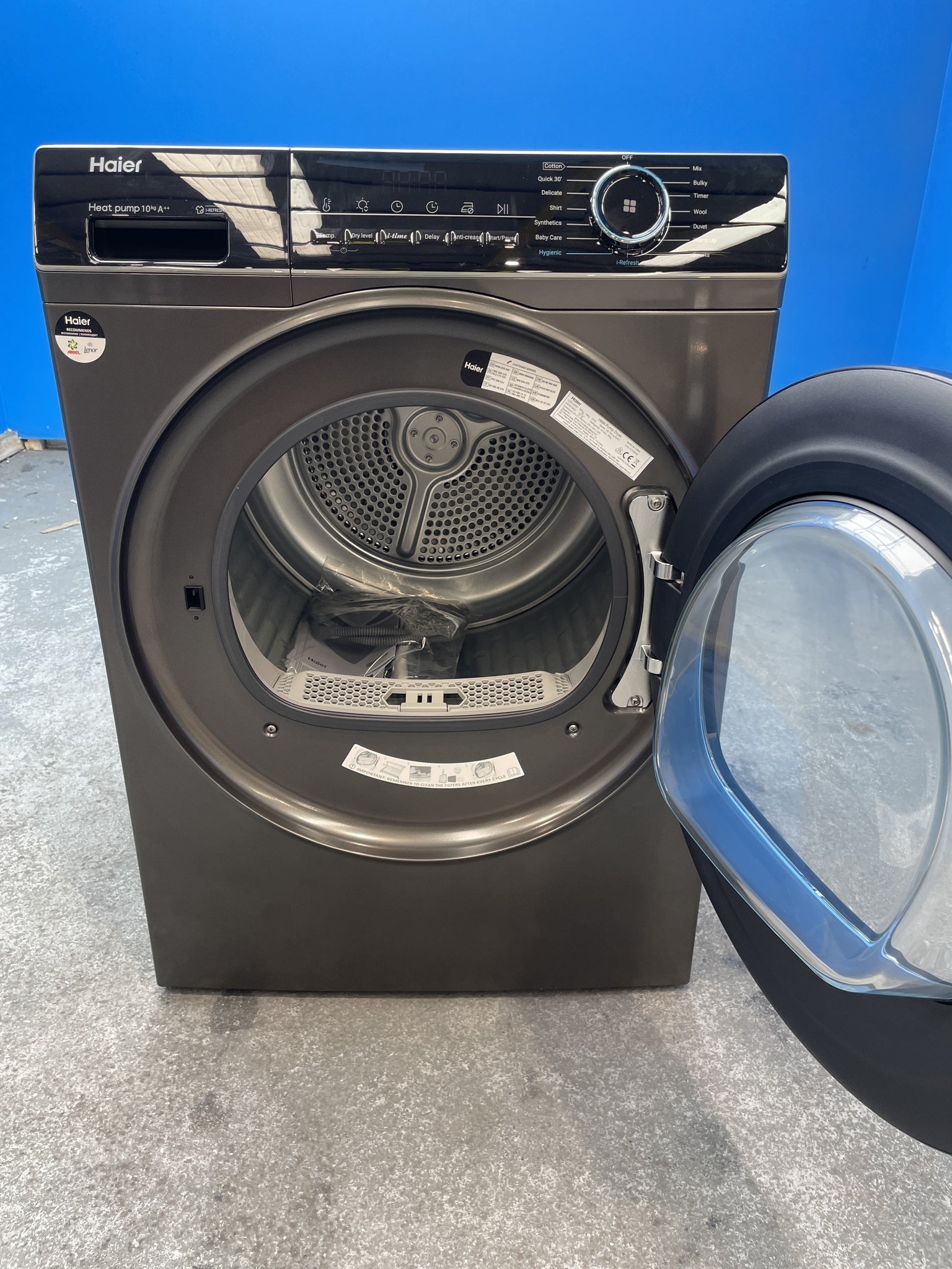 #GRC-158-712 - Haier HD100-A2939S I-Pro Series 3 10kg Heat Pump Tumble Dryer