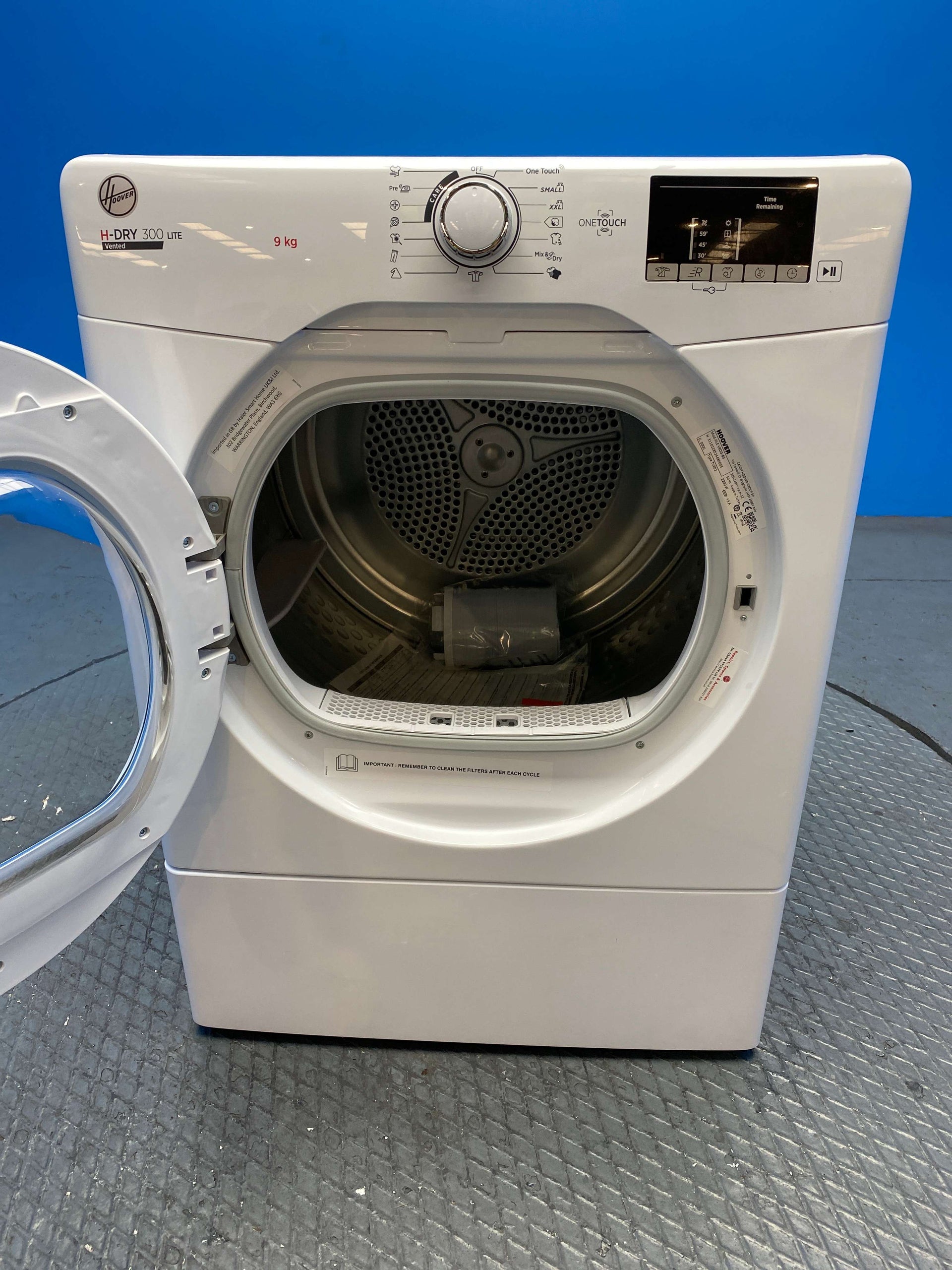 Hoover HLEV9DG 9kg Vented Tumble Dryer