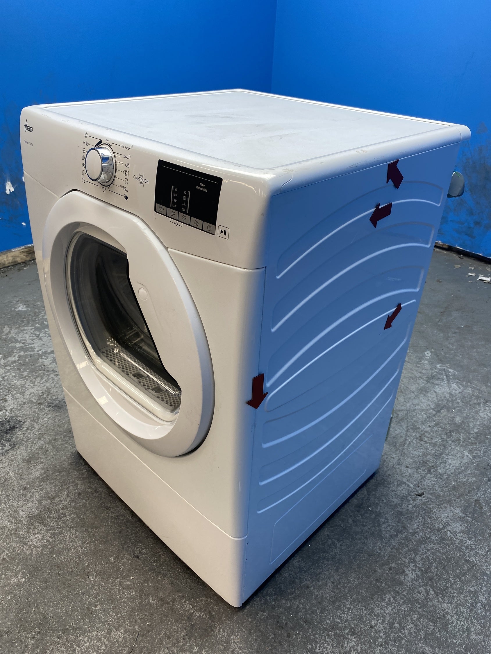 #GRC-159-209 - Hoover HLE V10DG-80 10kg Vented Tumble Dryer