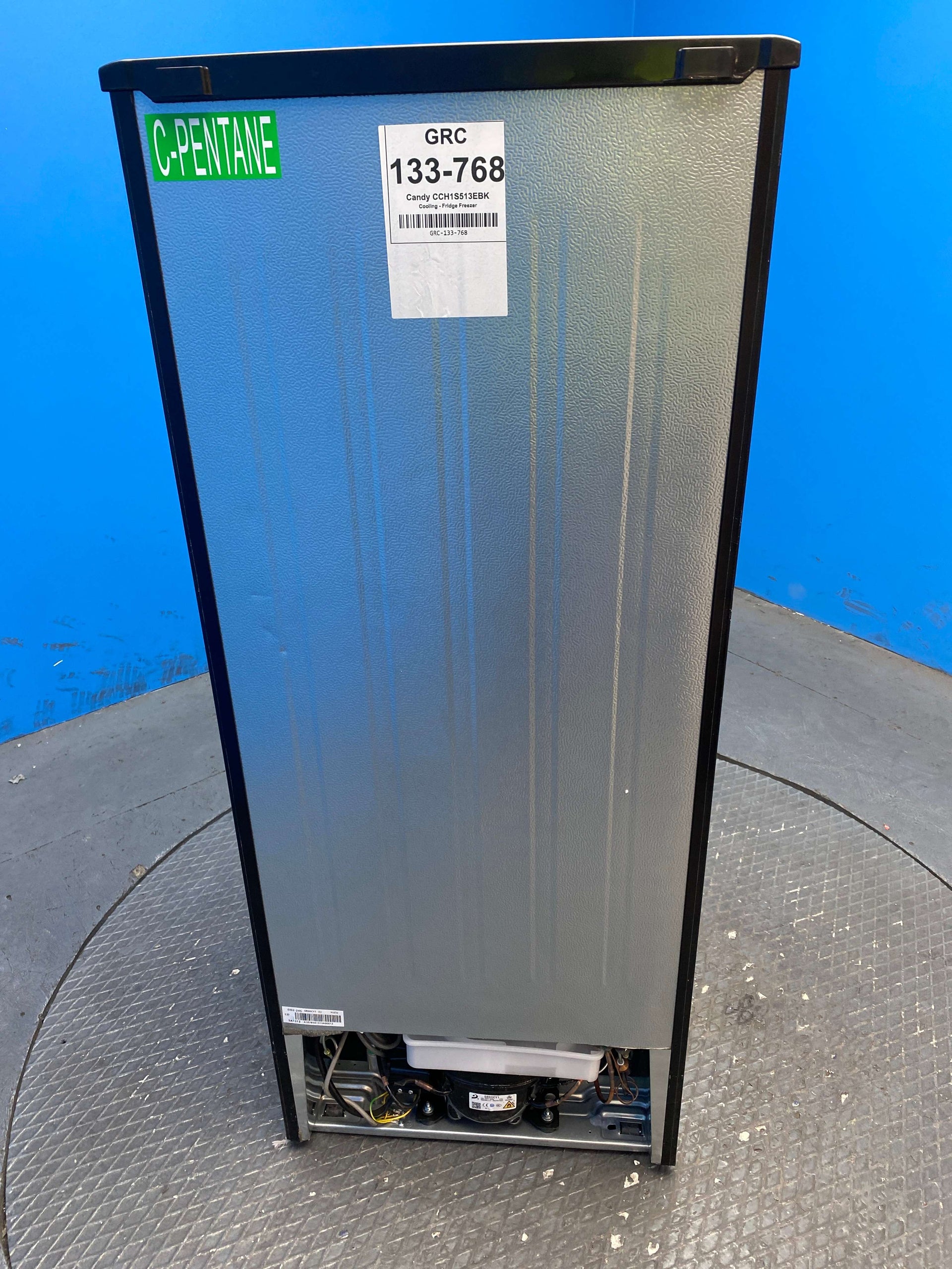 Candy CCH1S513EBK 185 Litre Combi Fridge Freezer