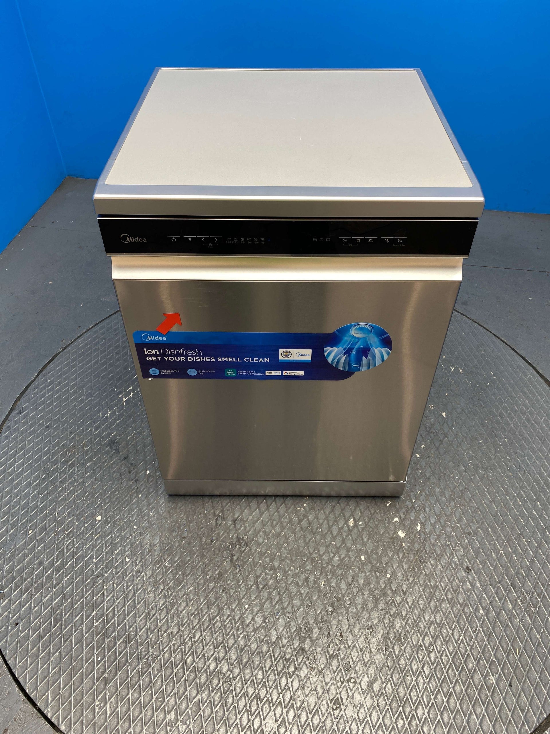 Midea MDWEF1433DSS Full Size 14 Place Dishwasher