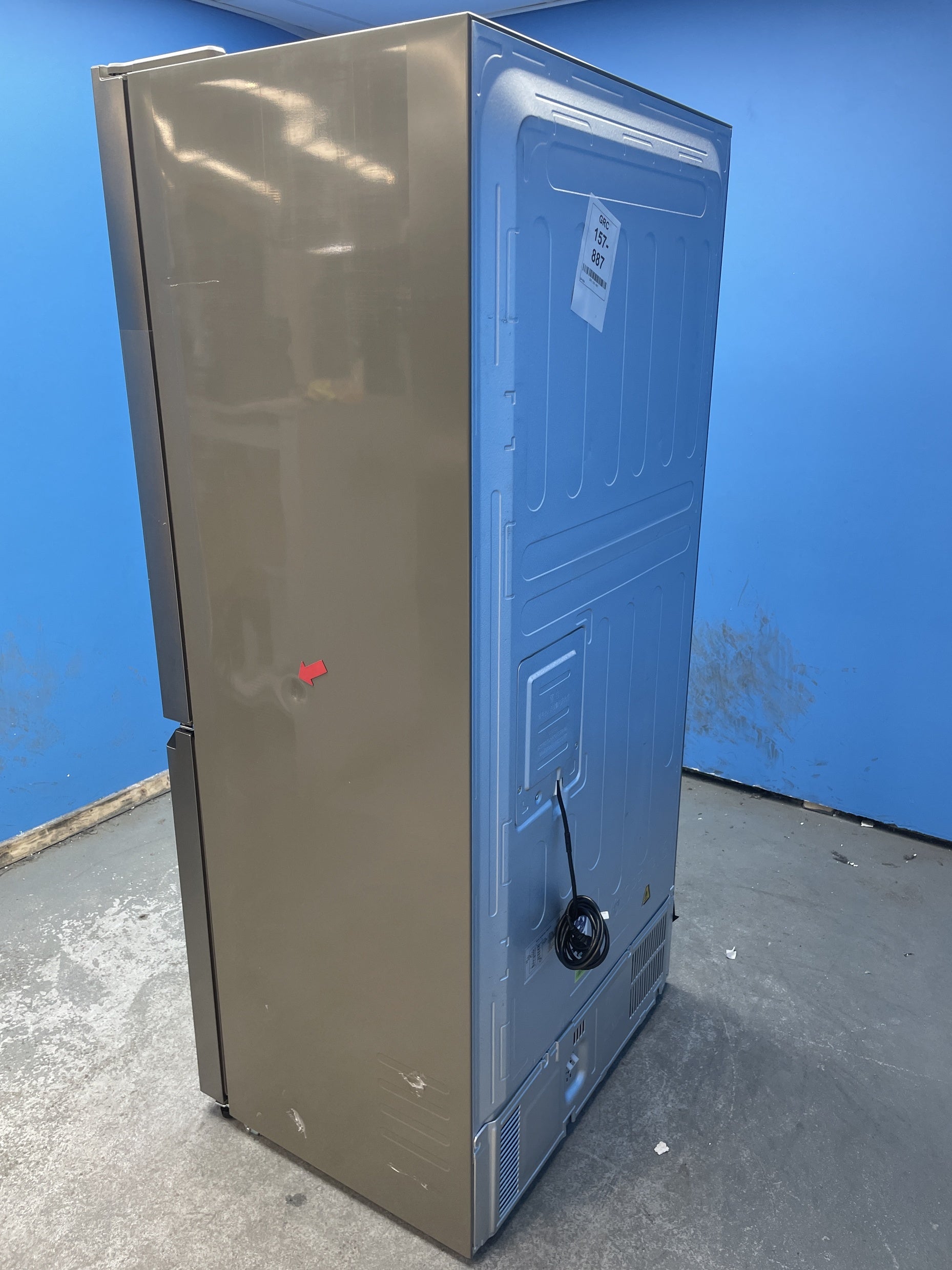 #GRC-157-887 - Haier HCR7818DNMM Cube 83 Total No Frost American Fridge Freezer