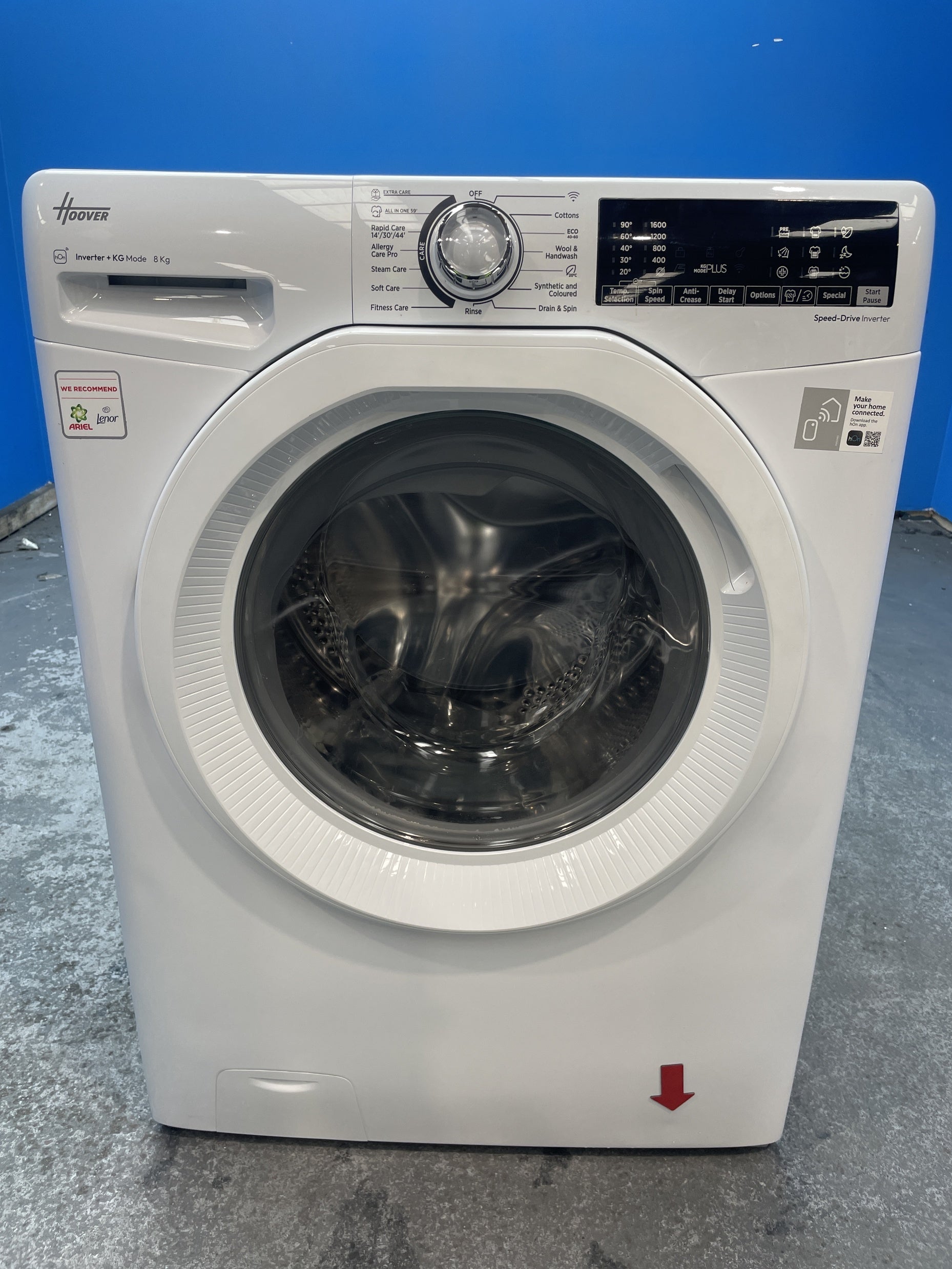 #GRC-159-492 - Hoover H-WASH 350 H3WPS 686TAM6 8kg 1600rpm Washing Machine