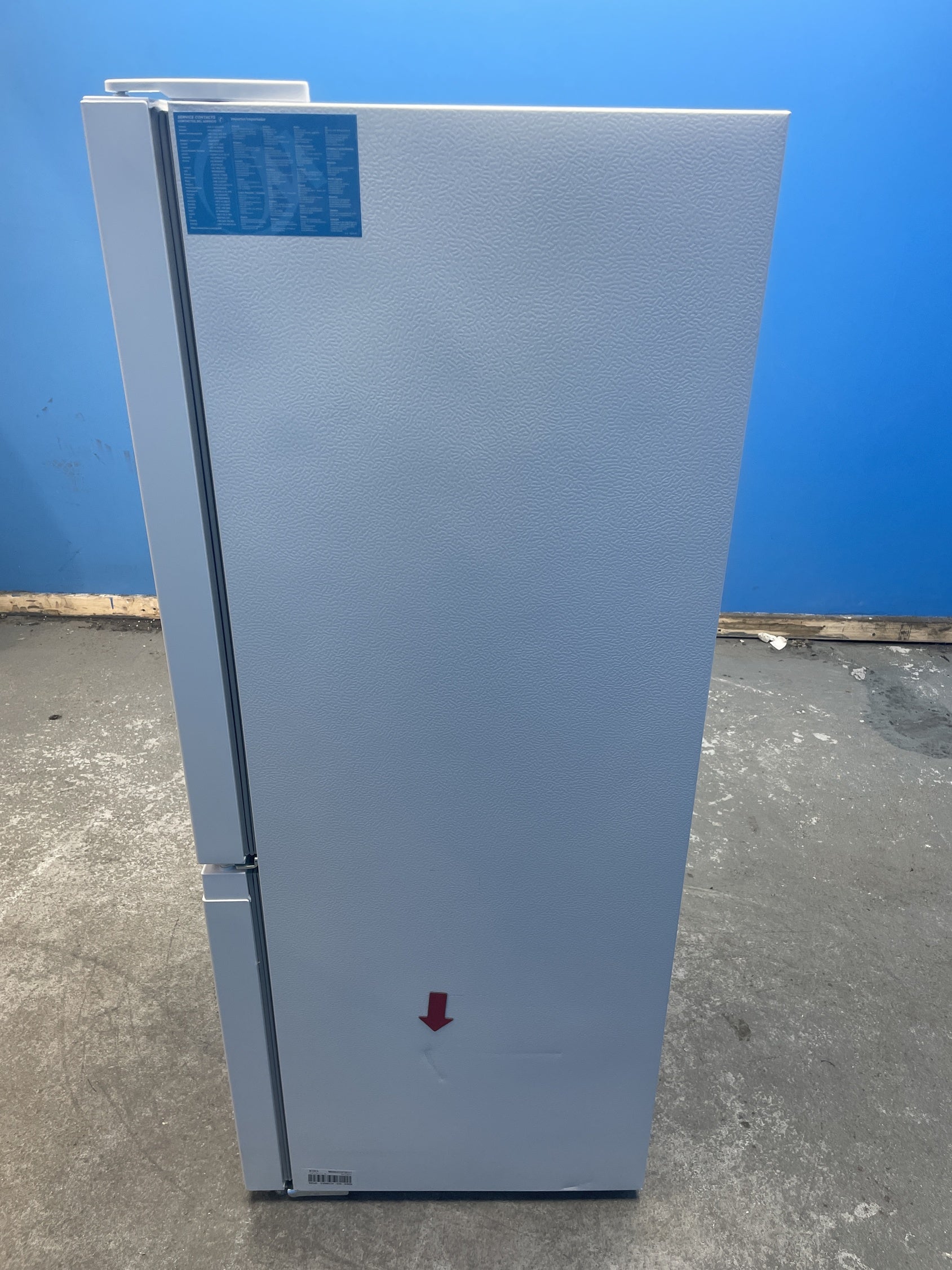 #GRC-158-792 - Midea MDRB202FGE01 47cm Wide Low Frost Combi Fridge Freezer