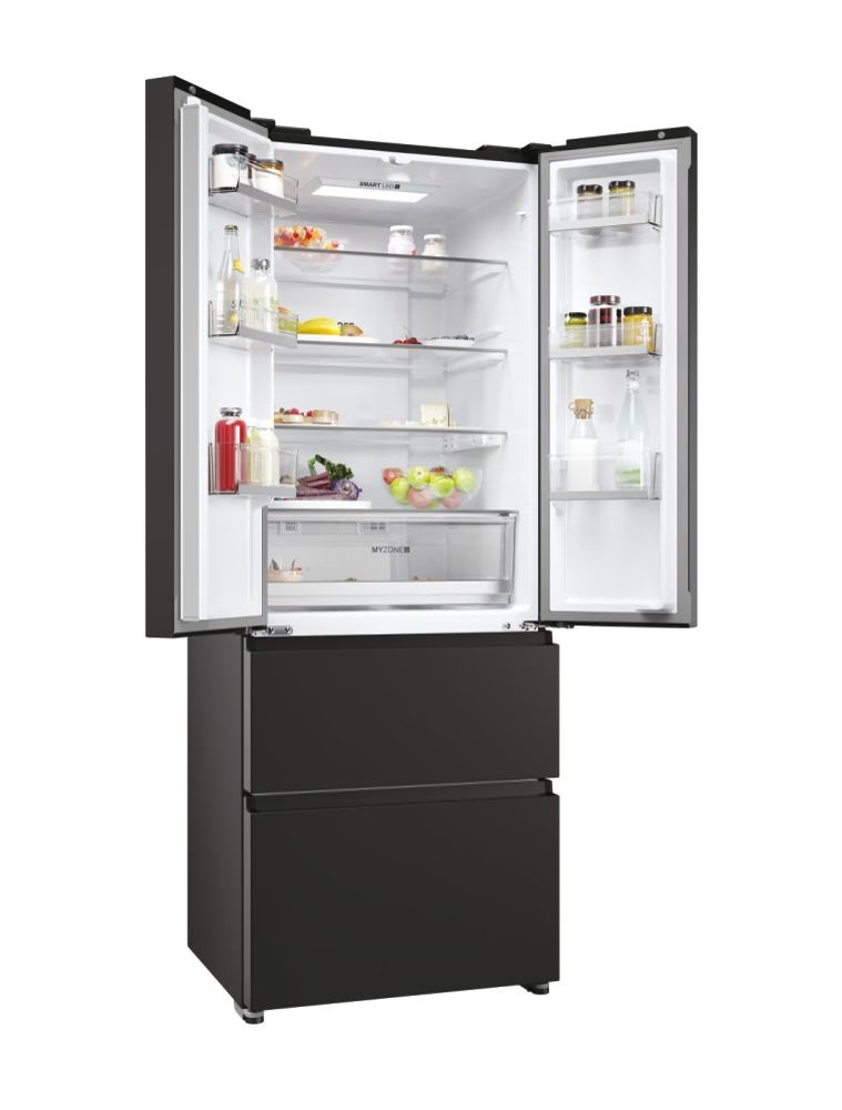Haier HFR5719ENPB French Door Series 5 446 Litre Fridge Freezer