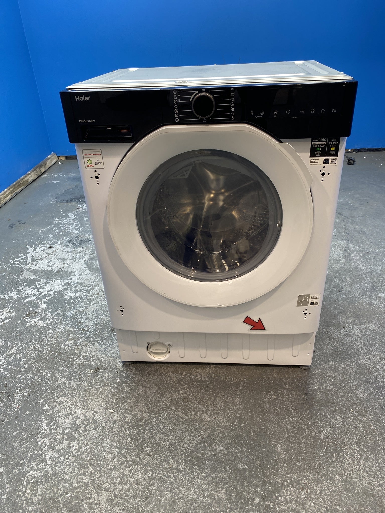 #GRC-156-376 - Haier Series 6 BHA6S696M6DB9-80 9/6kg 1600rpm Integrated Washer Dryer