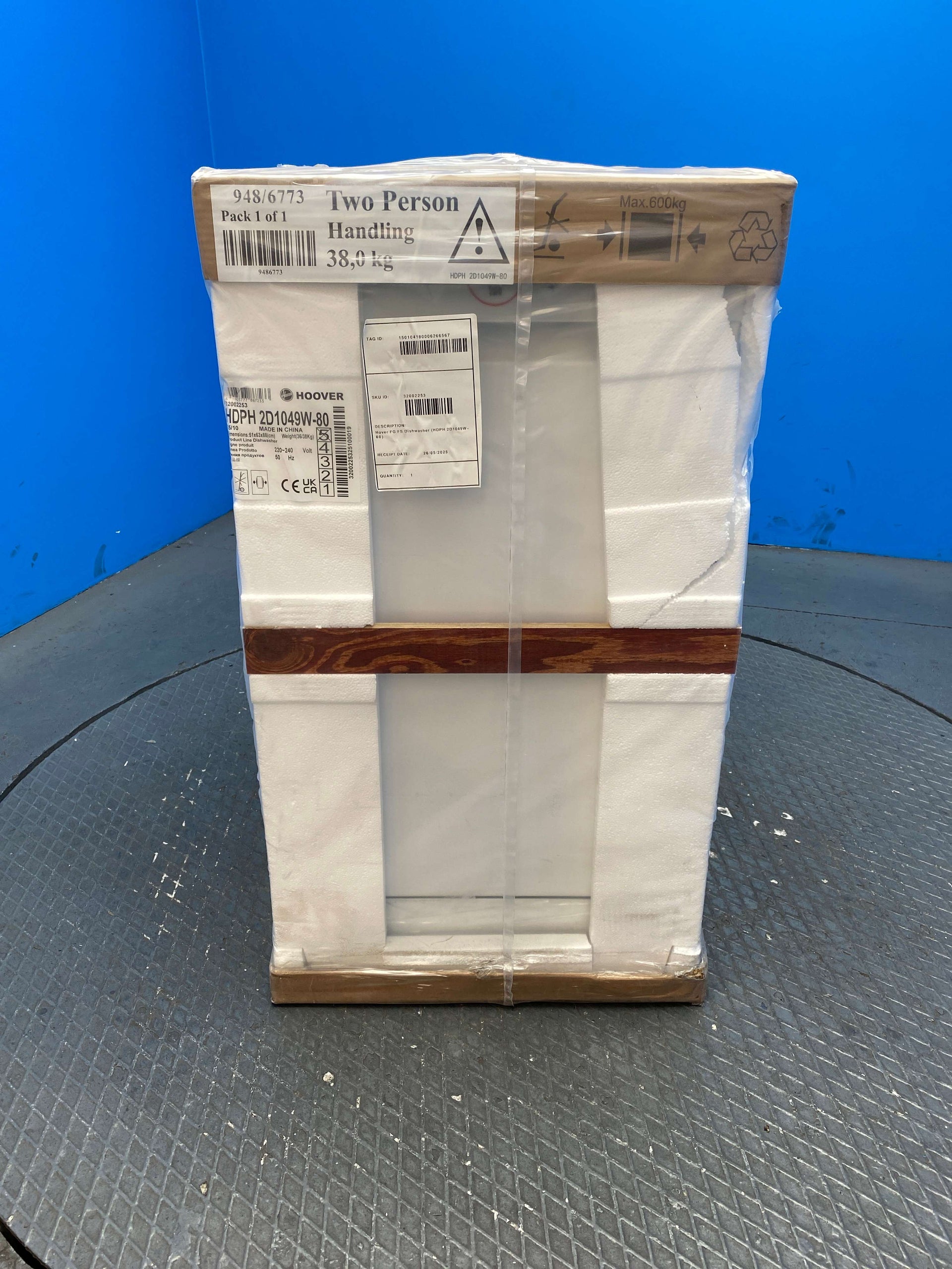 Hoover HDPH2D1049W Slimline 10 Place Setting Dishwasher