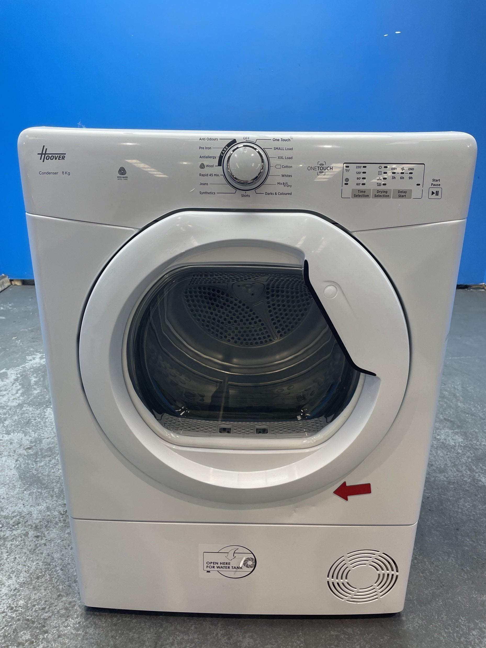 #GRC-162-356 - Hoover HLEC8LG 8kg Condenser Tumble Dryer