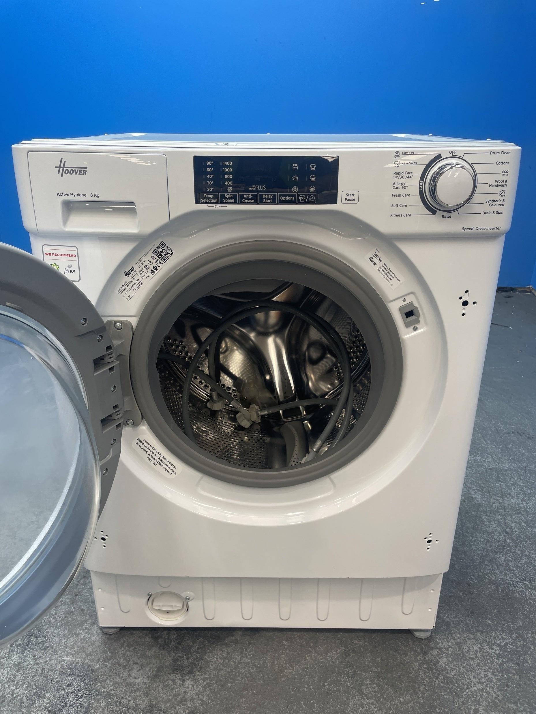 #GRC-159-175 - Hoover HBW 48TAMEJ-80 8kg 1400rpm Integrated Washing Machine