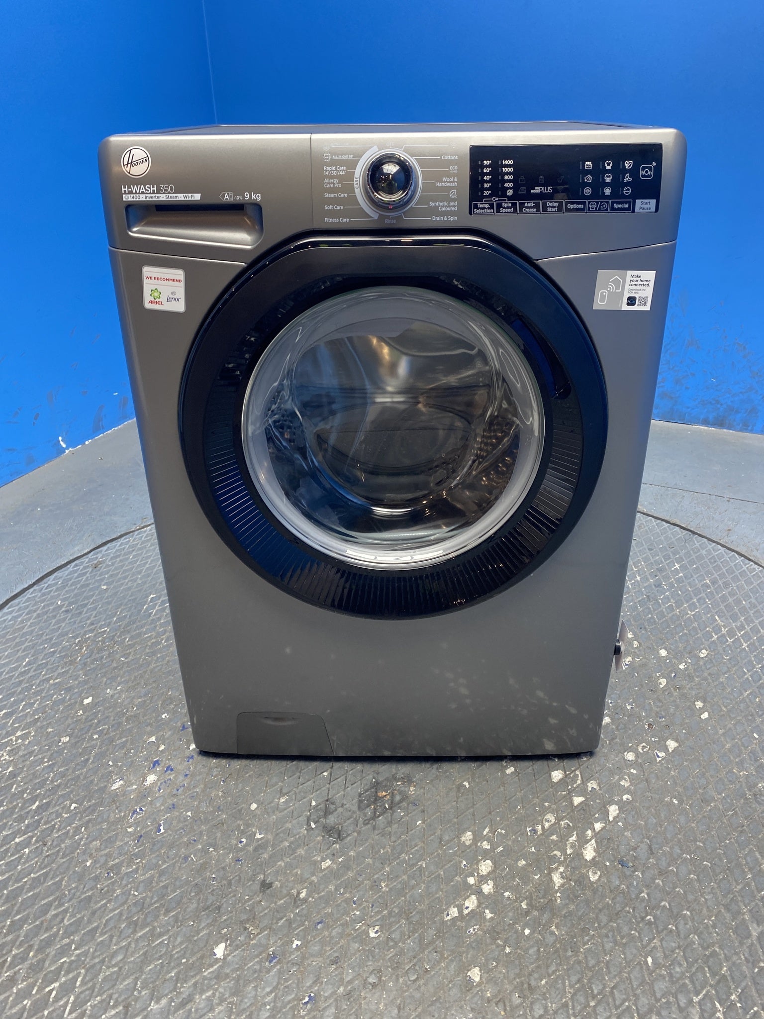 Hoover H3WPS496TAMBR680 9kg 1400 Spin Washing Machine