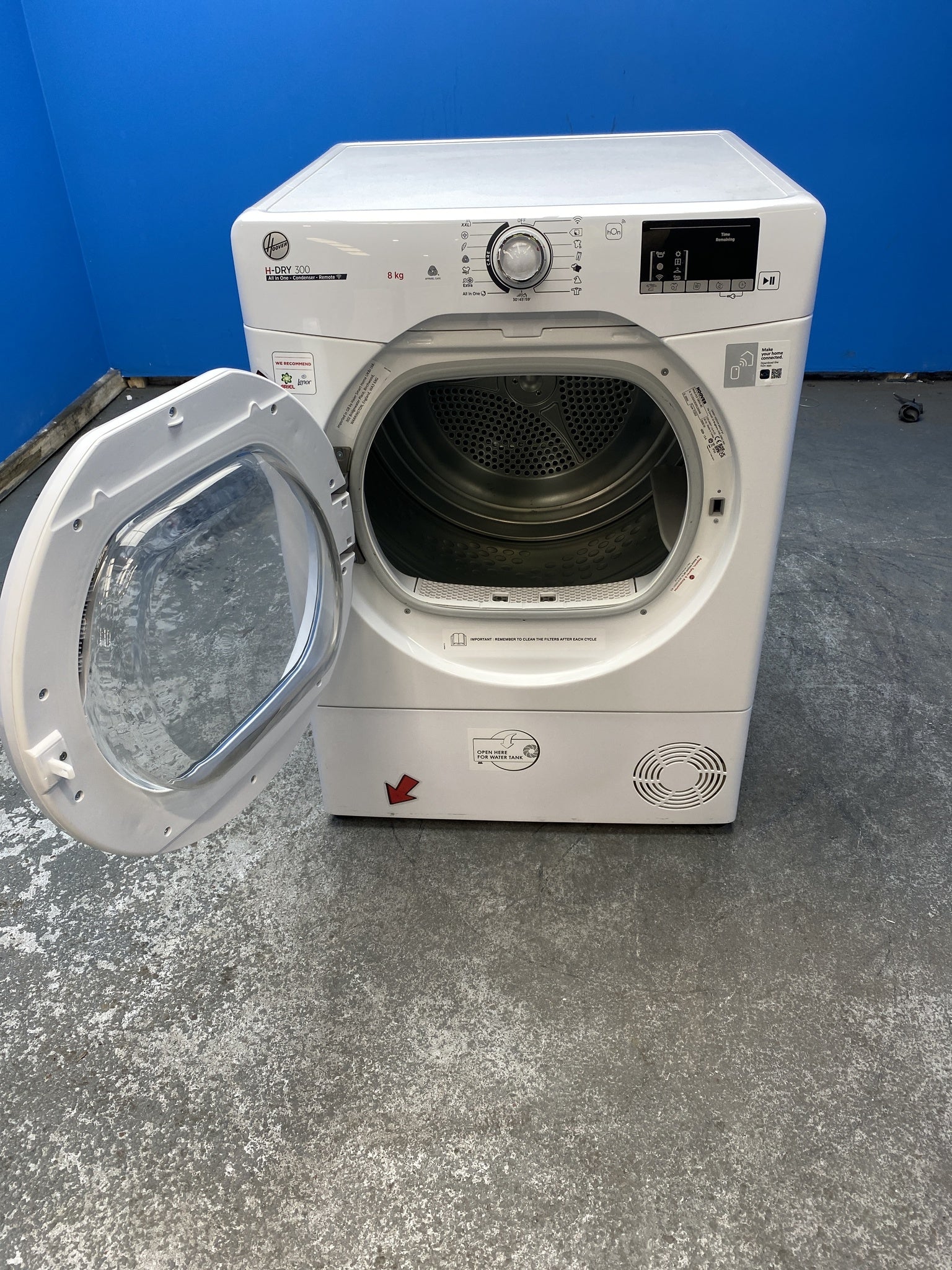 #GRC-156-383 - Hoover HLEC8DG 8kg Condenser Tumble Dryer