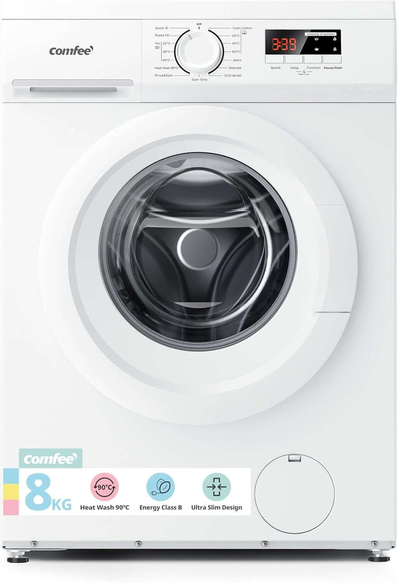 Comfee CFE12EW80/W 8kg 1400rpm Washing Machine - Renew 2 U