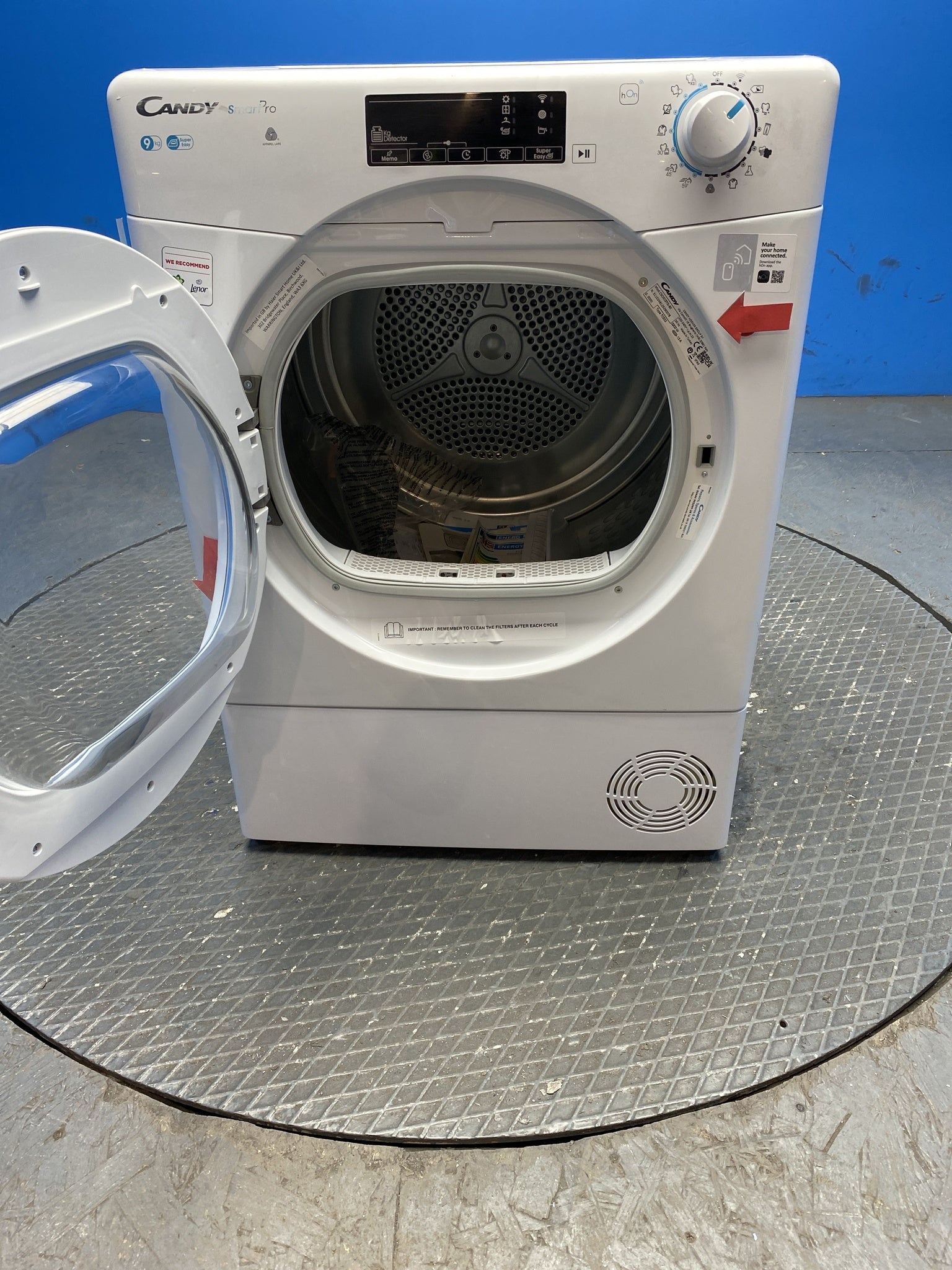 Candy CSOEC9TG Smart Pro 9kg Condenser Tumble Dryer