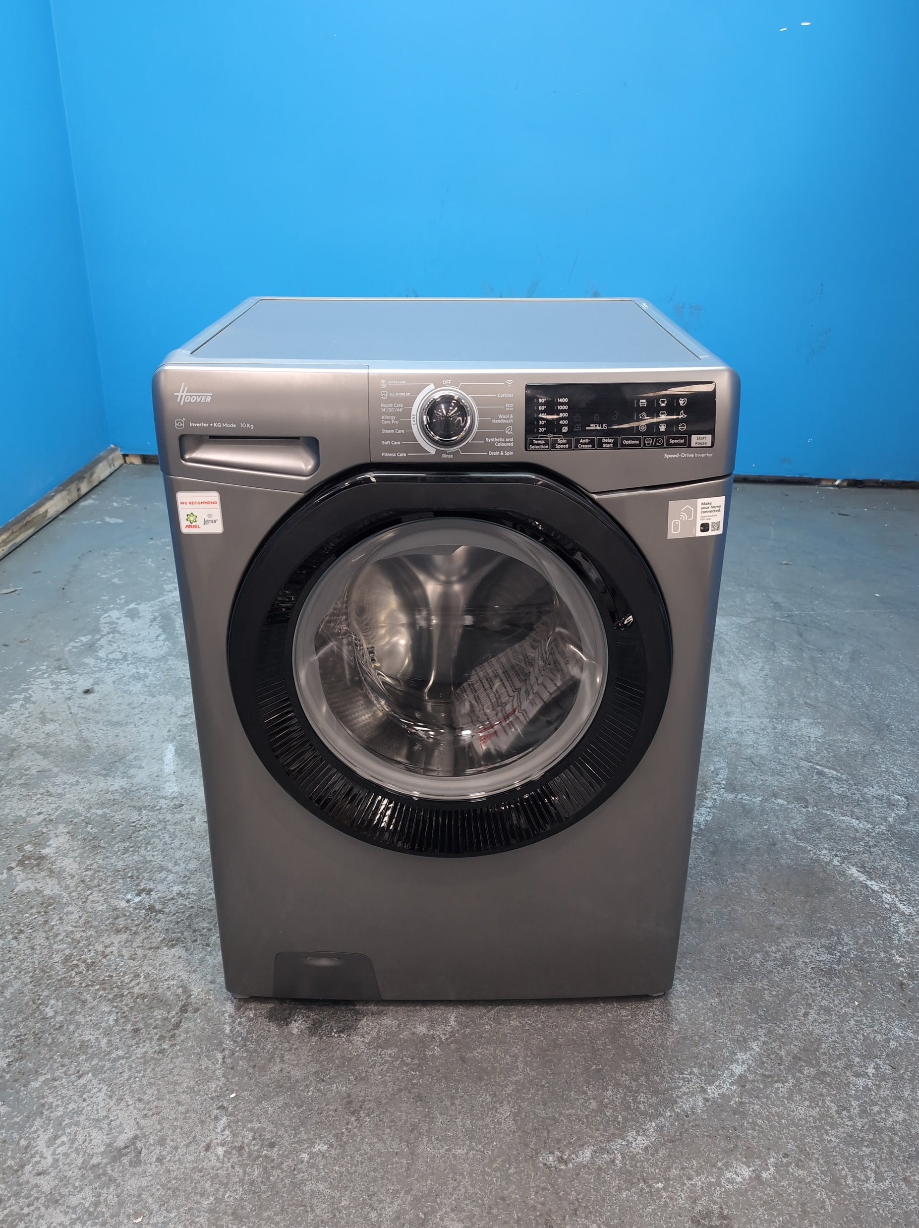#GRC-164-427 - Hoover H-WASH 350 10kg 1400rpm Washing Machine – Eco-Power Inverter Motor