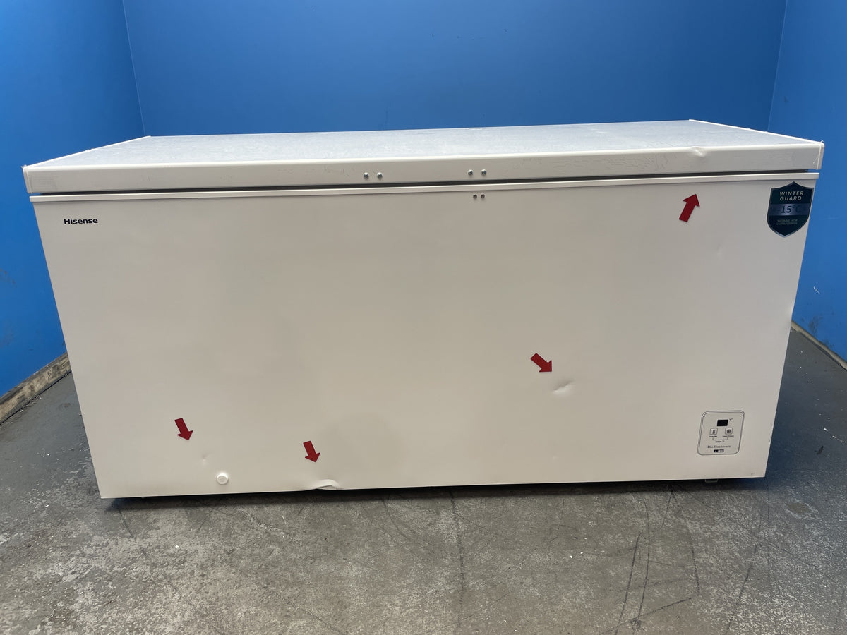#GRC-163-165 - Hisense FC650D4AWLYE 500L Outbuilding Static Chest Freezer