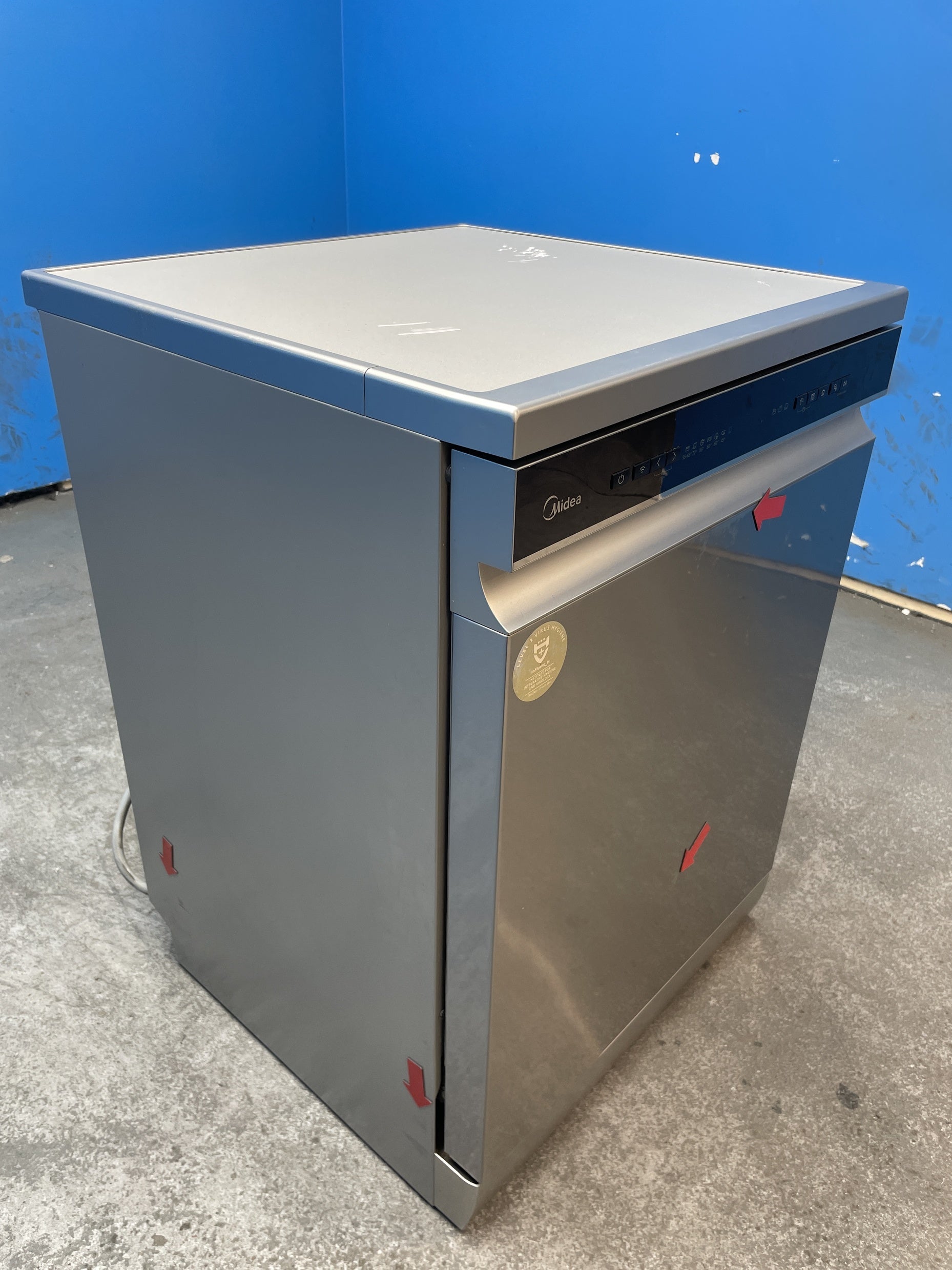 #GRC-158-786 - Midea MDWEF1433D 14 Place Full Size Dishwasher in Silver
