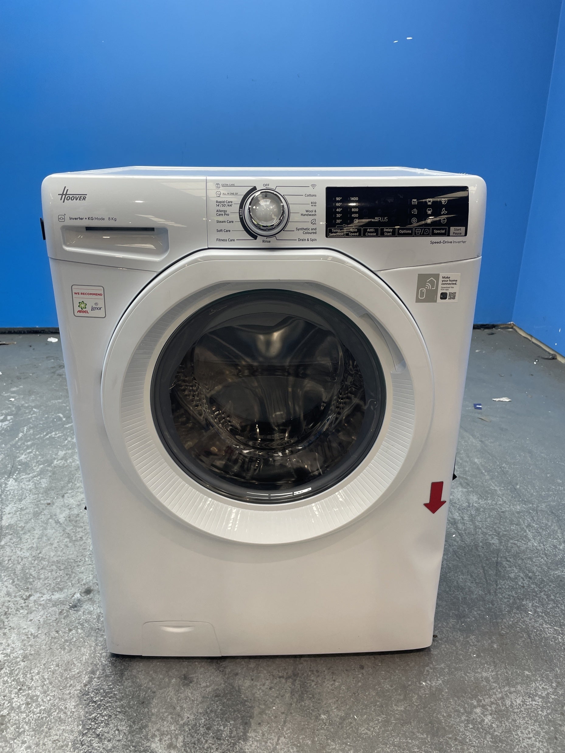 #GRC-159-020 - Hoover H3WPS486TAM6 8kg 1400 Spin Washing Machine