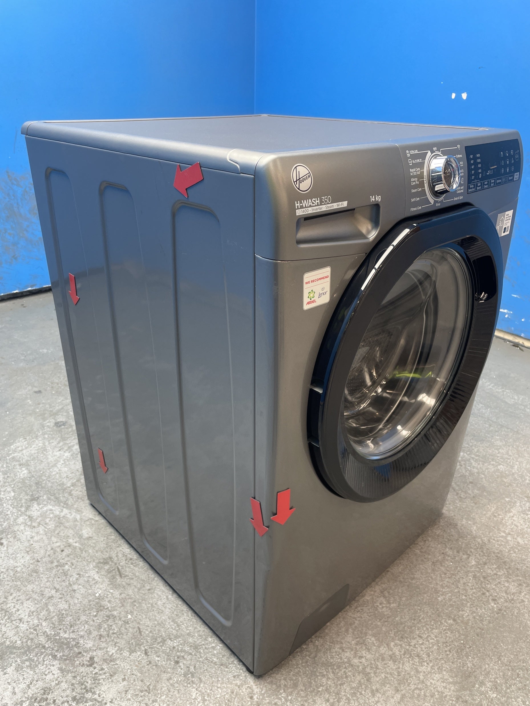 #GRC-158-361 - Hoover H3WPS4146TAMBR 14kg 1400rpm Wi-Fi Washing Machine