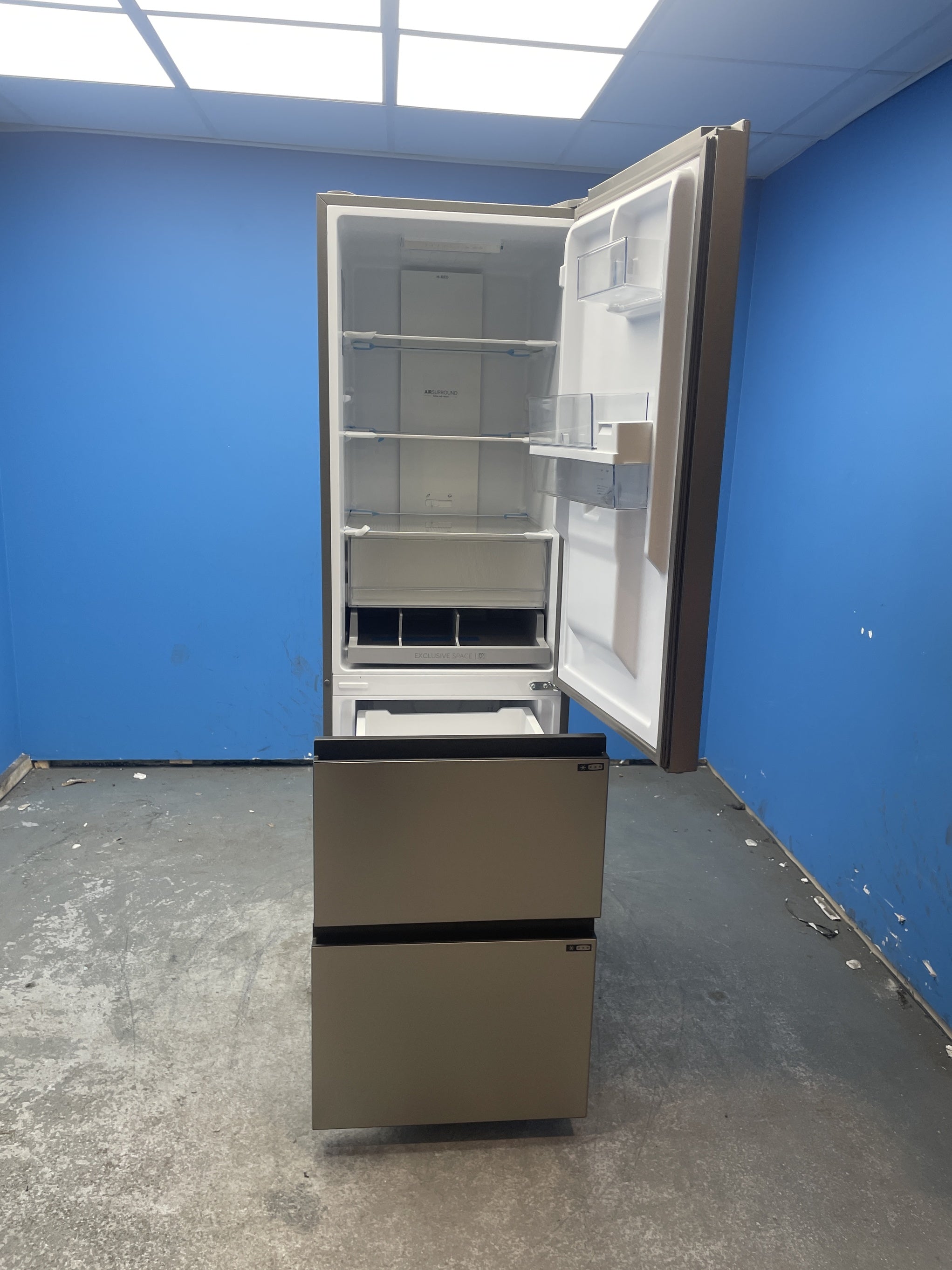 #GRC-159-538 - Haier 3D Combi Series 3 HTR3518EWMXK 60/40 Fridge Freezer