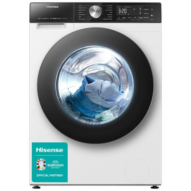 Hisense WF5S1045BW 10.5kg 1400 Spin Washing Machine - Renew 2 U