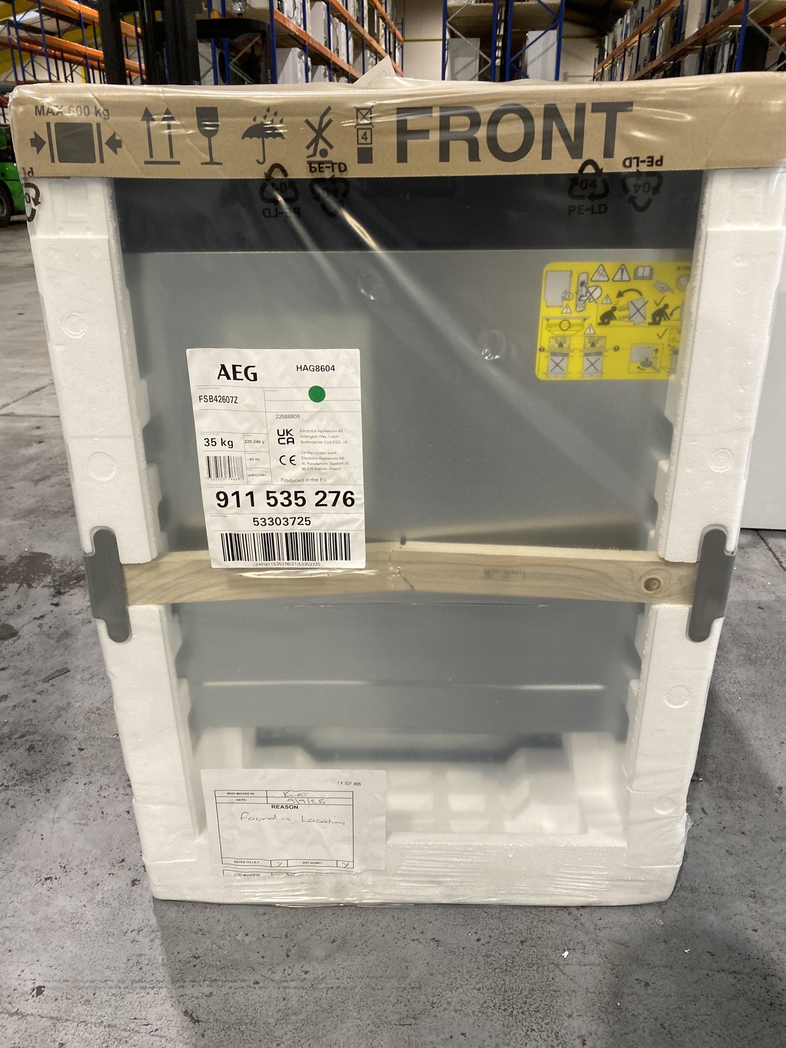 AEG 3000 AirDry FSB42607Z 13 Place Integrated Dishwasher