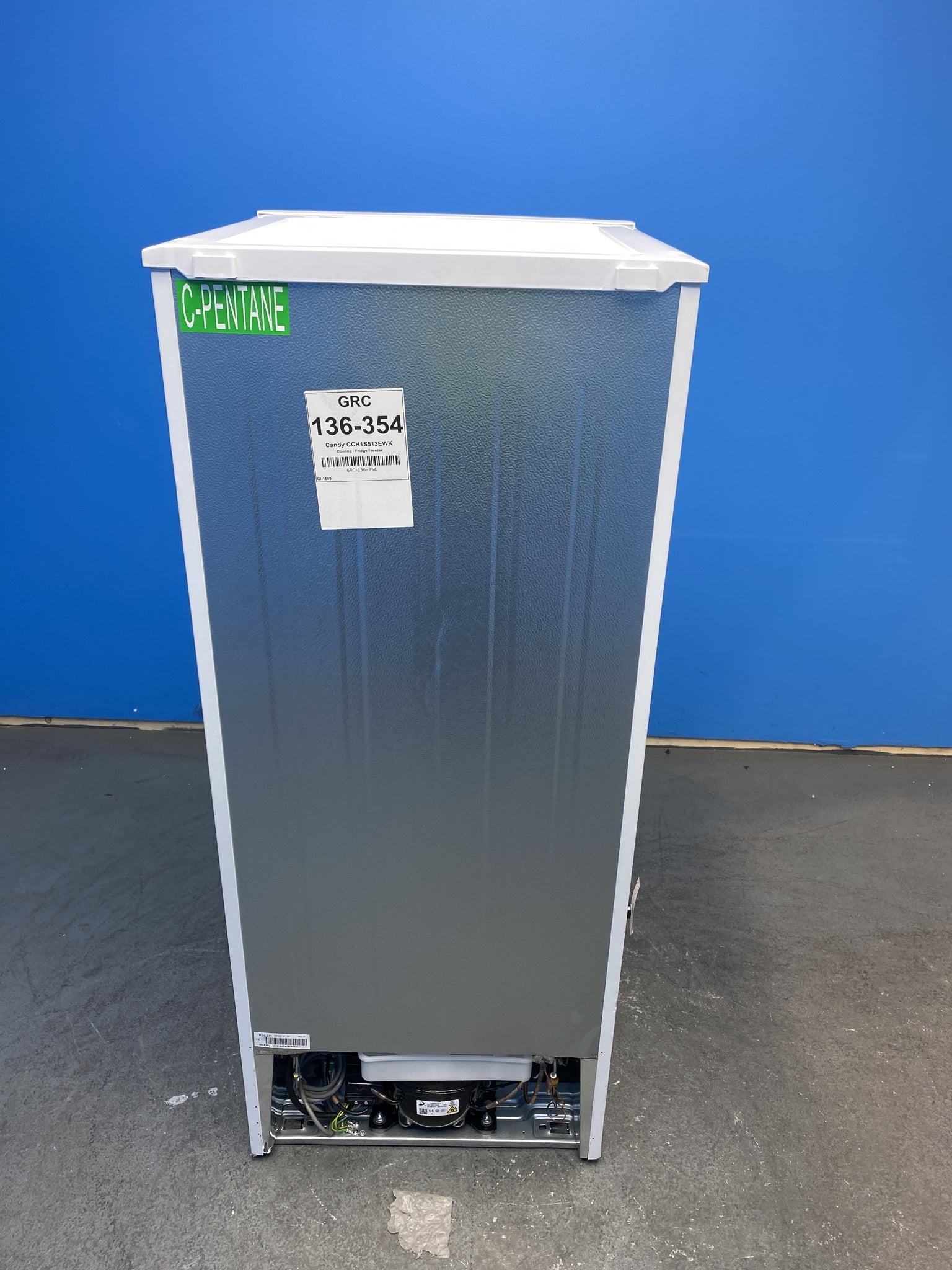 Candy CCH1S513EWK 185 Litre Combi Fridge Freezer