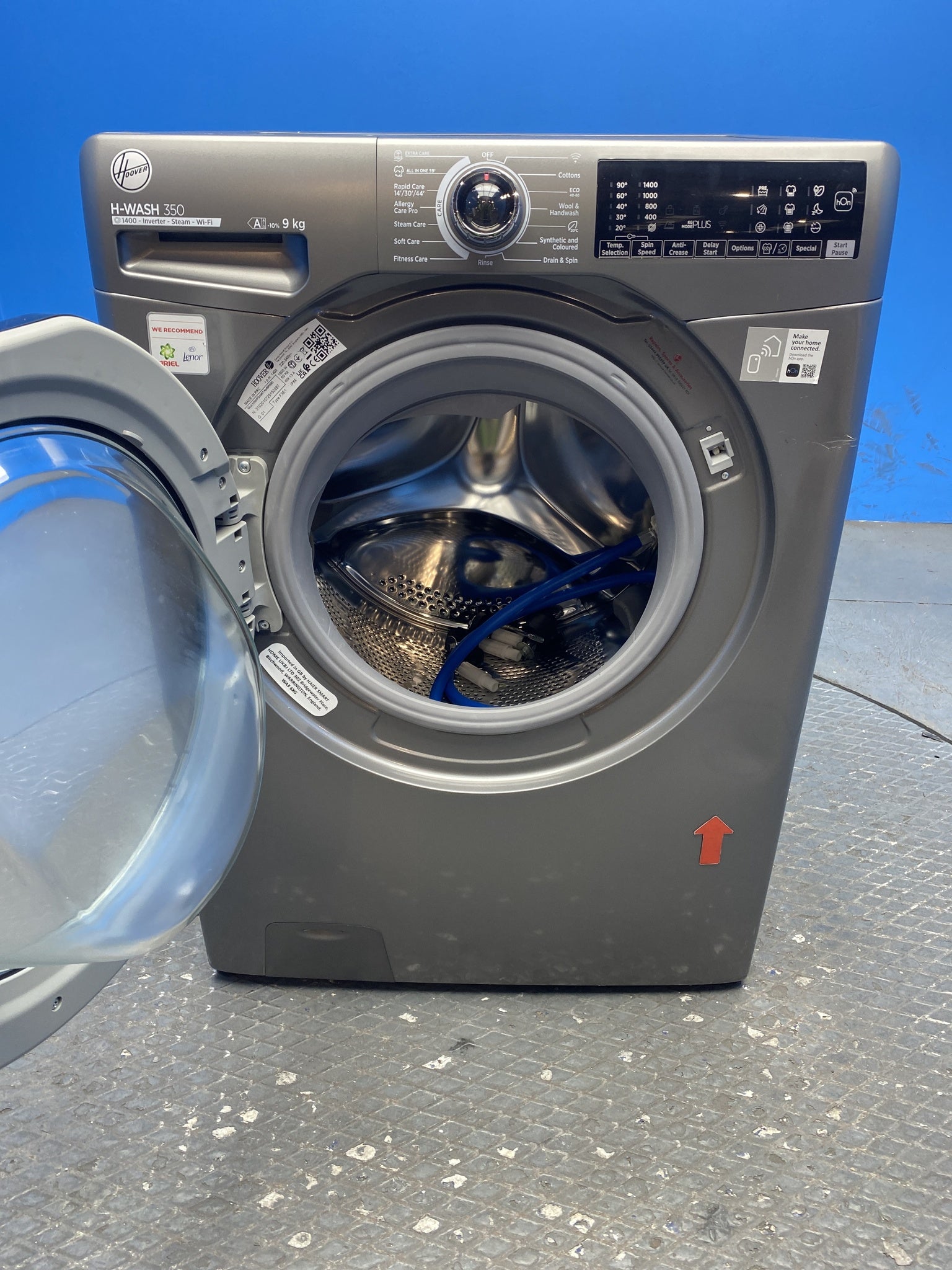 Hoover H3WPS496TAMBR680 9kg 1400 Spin Washing Machine