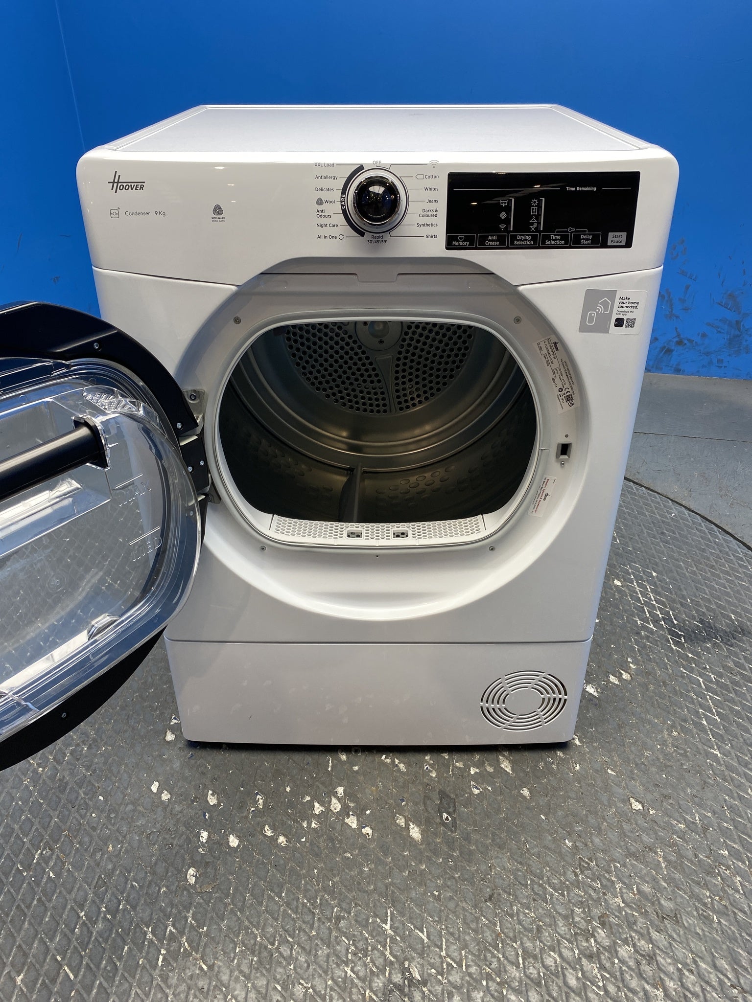 Hoover H-DRY 350 HREC9TBE-80 9kg Condenser Tumble Dryer