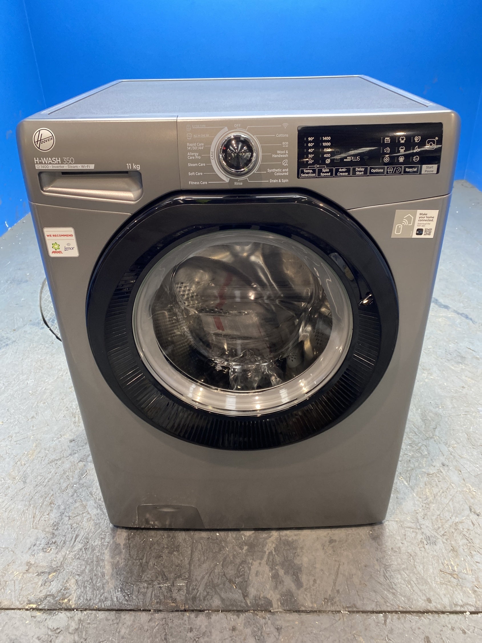 #GRC-151-806 - Hoover H-WASH 350 H3WPS4116TAMBR 11kg 1400rpm Washing Machine