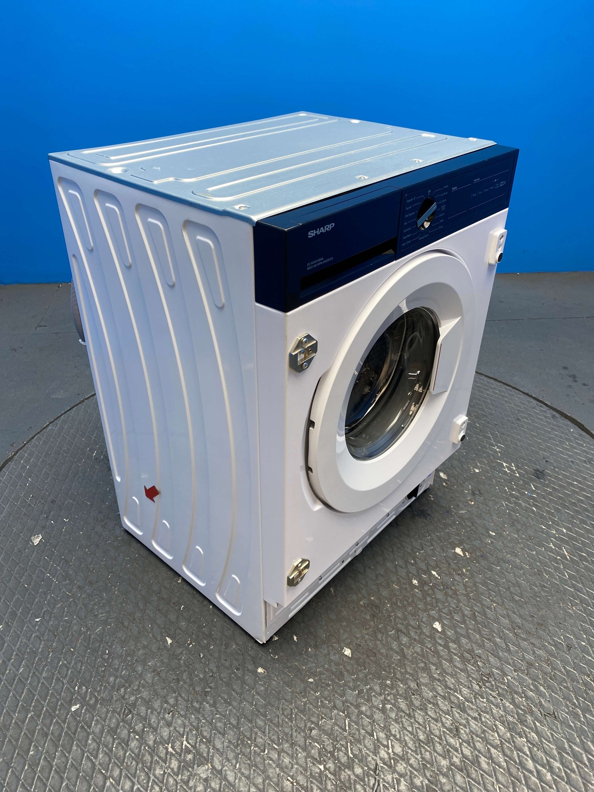 Sharp ES-NIH814BWA Integrated 8kg 1400 Spin Washing Machine