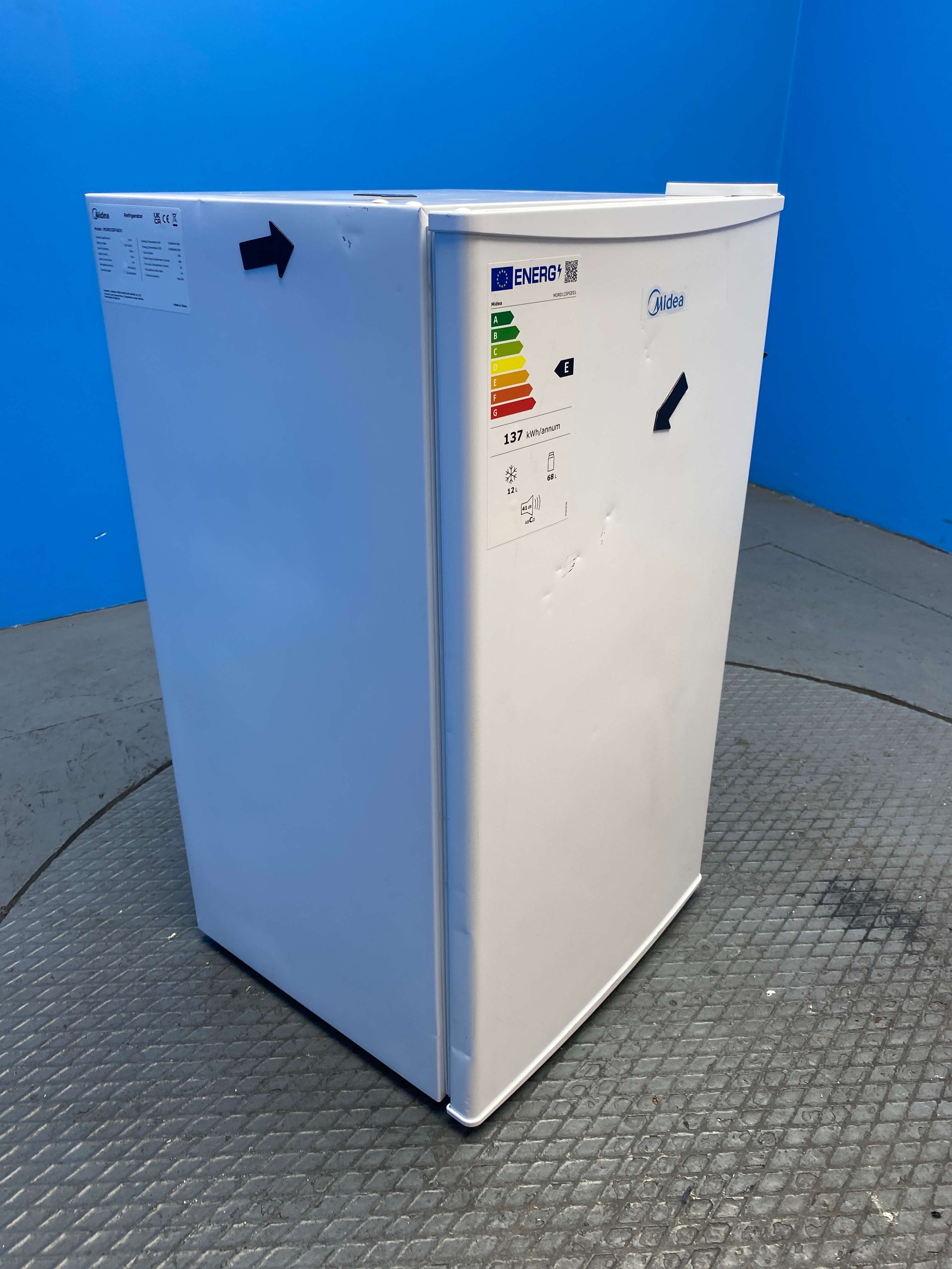 Midea MDRD125FGE01 80L Under Counter Mini Fridge