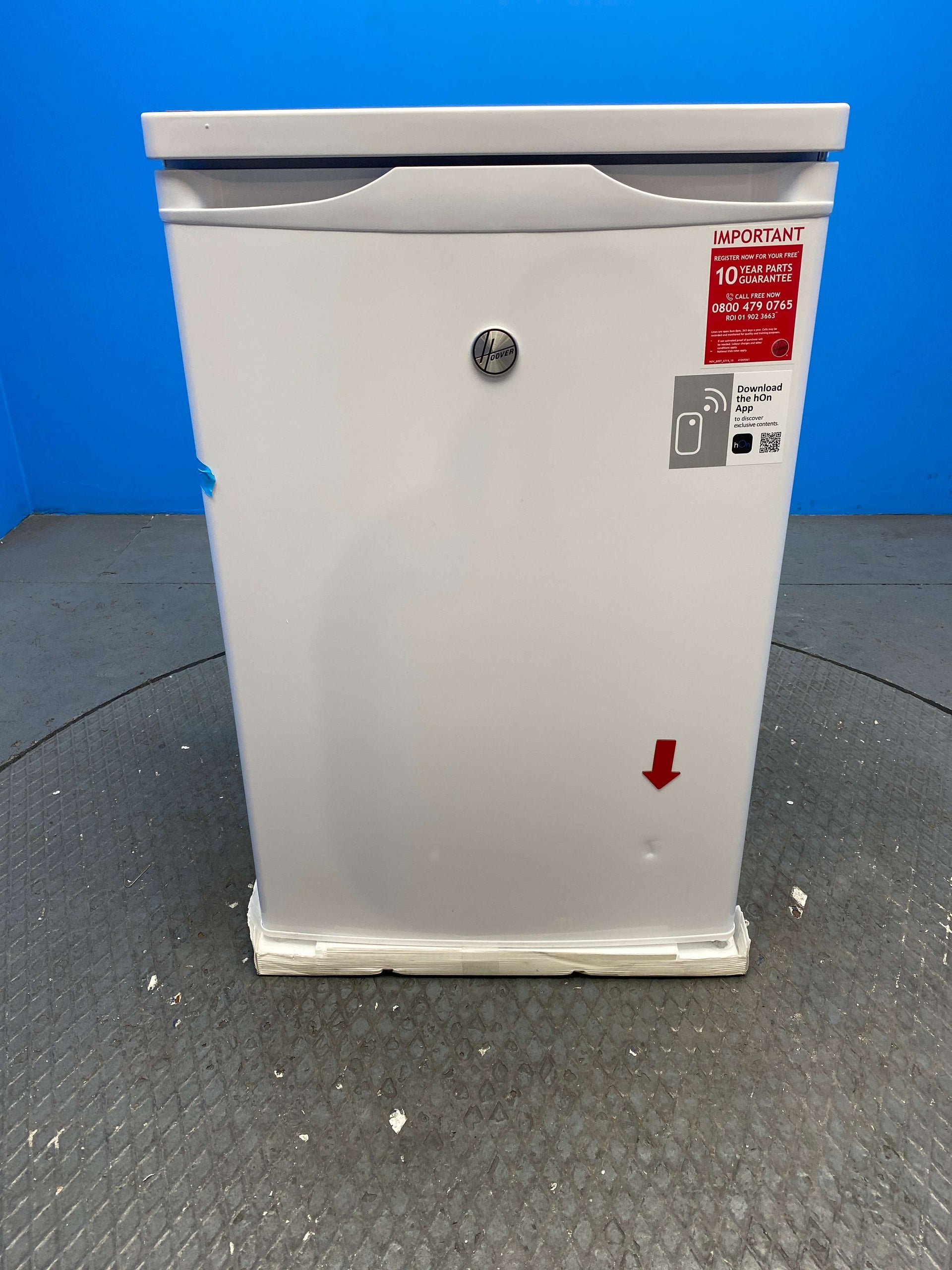 Hoover HOLHS58EWK 127 Litre Under Counter Fridge