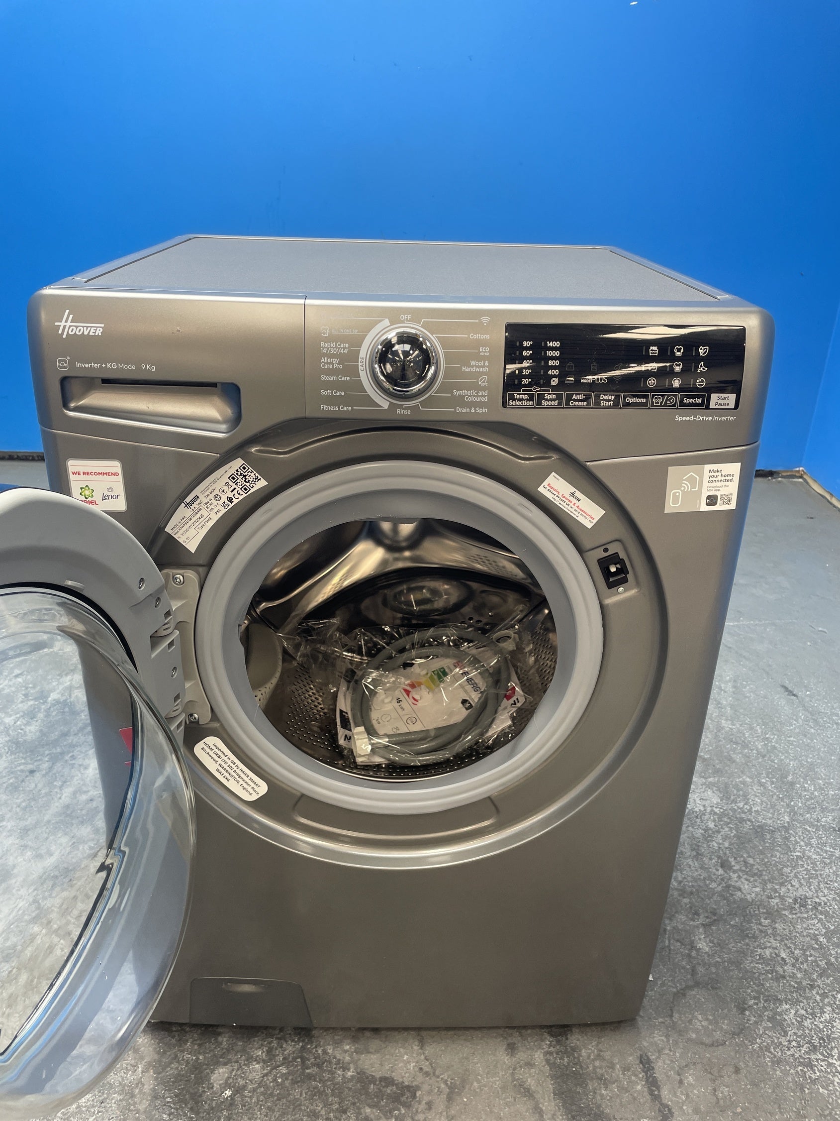 #GRC-163-123 - Hoover H3B13WPS4106TAMBR 10kg 1400 Spin Washing Machine